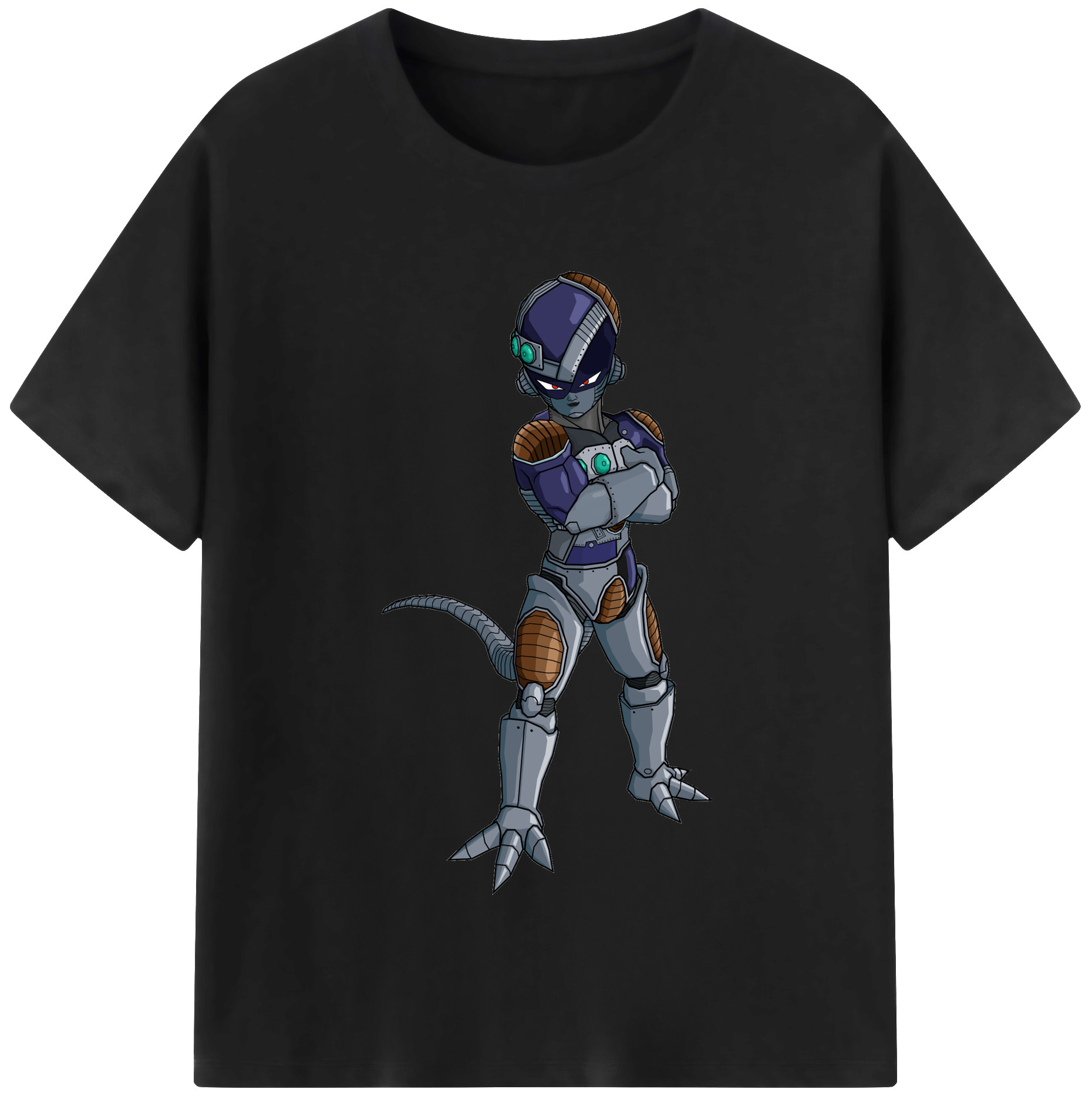 （画像用） ドラゴンボール フリーザ DRAGON BALL Frieza レディースカジュアルプリントTシャツ（綿100％）