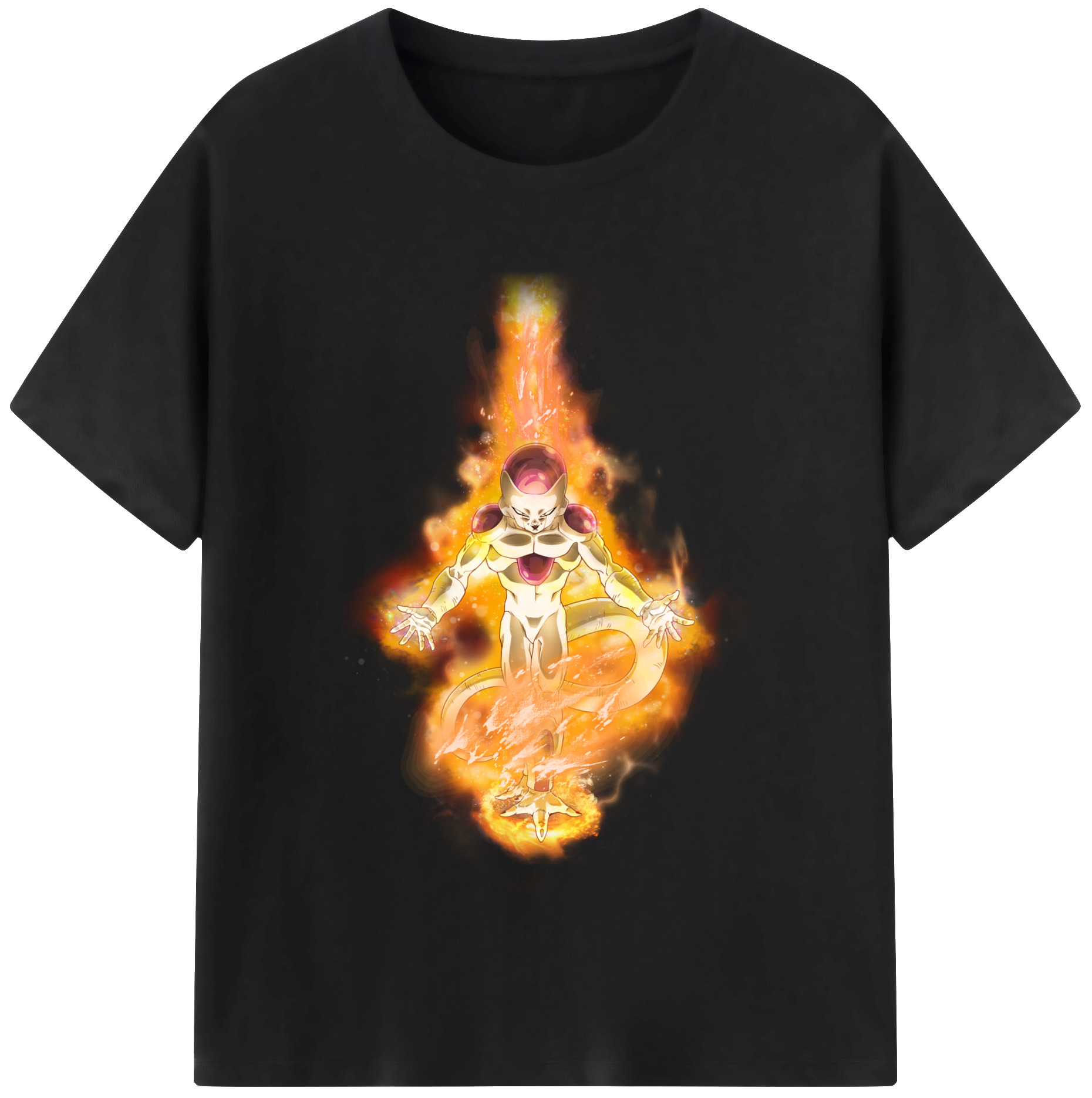 （画像用） ドラゴンボール フリーザ DRAGON BALL Frieza レディースカジュアルプリントTシャツ（綿100％）