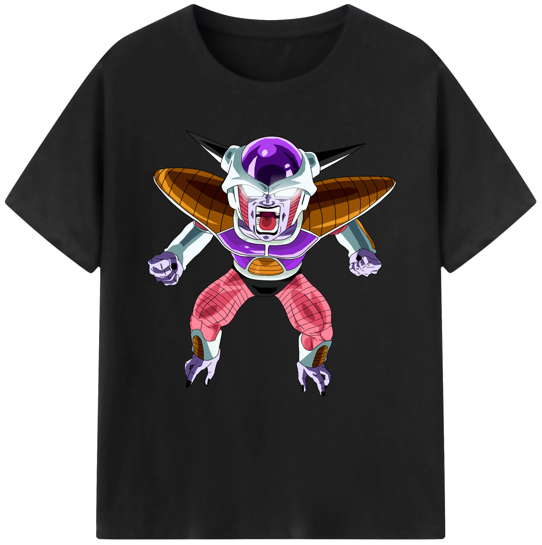 （画像用） ドラゴンボール フリーザ DRAGON BALL Frieza レディースカジュアルプリントTシャツ（綿100％）