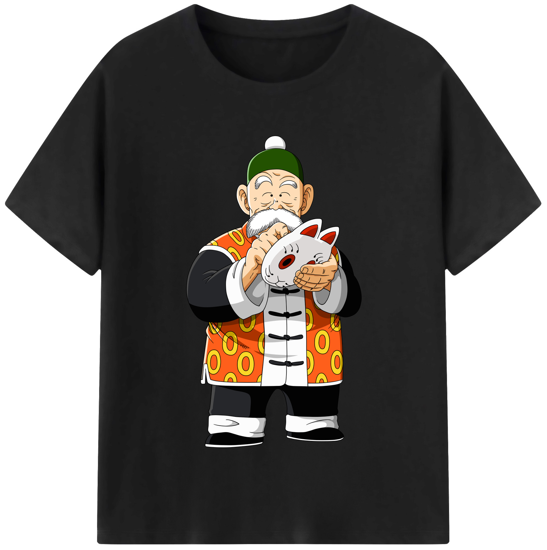 （画像用） ドラゴンボール 亀仙人（かめせんにん） DRAGON BALL Master Roshi Kame Sennin レディースカジュアルプリントTシャツ（綿100％）