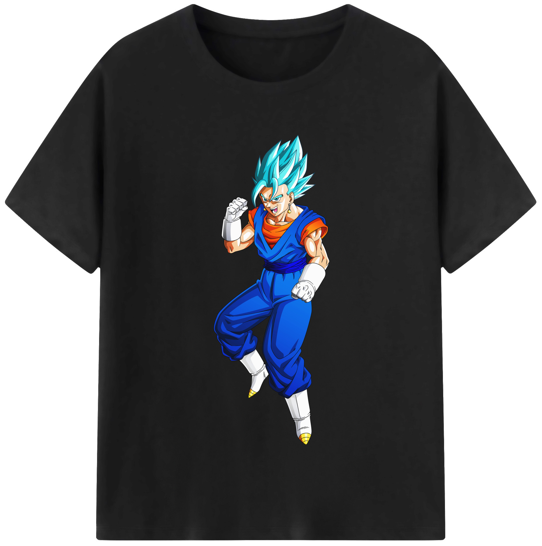 （画像用） ドラゴンボール ベジット DRAGON BALL Vegetto レディースカジュアルプリントTシャツ（綿100％）