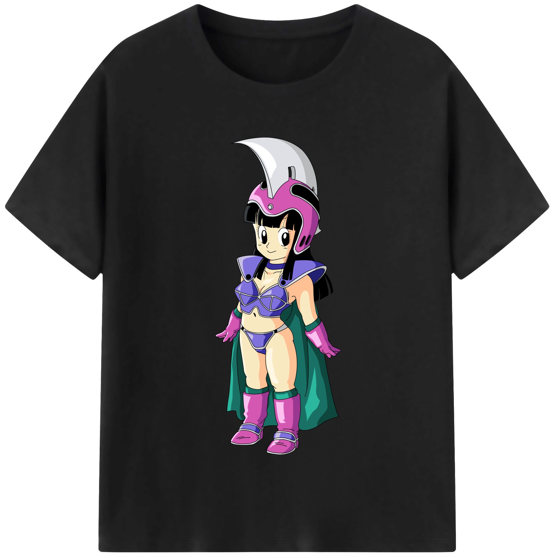 （画像用） ドラゴンボール チチ DRAGON BALL Chichi レディースカジュアルプリントTシャツ（綿100％）