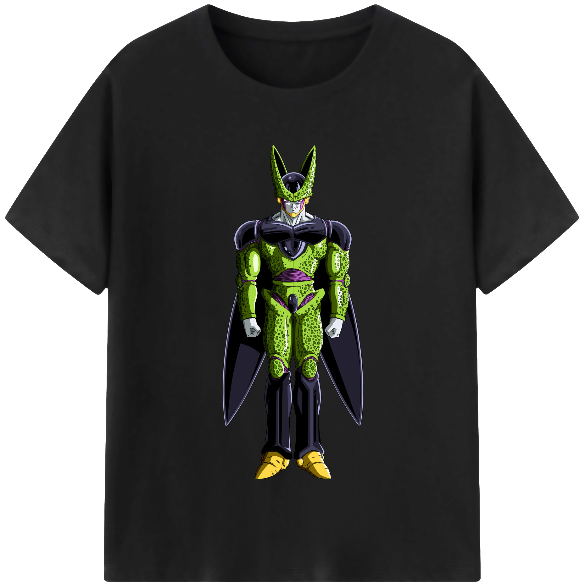 （画像用） ドラゴンボール セル DRAGON BALL Cell レディースカジュアルプリントTシャツ（綿100％）