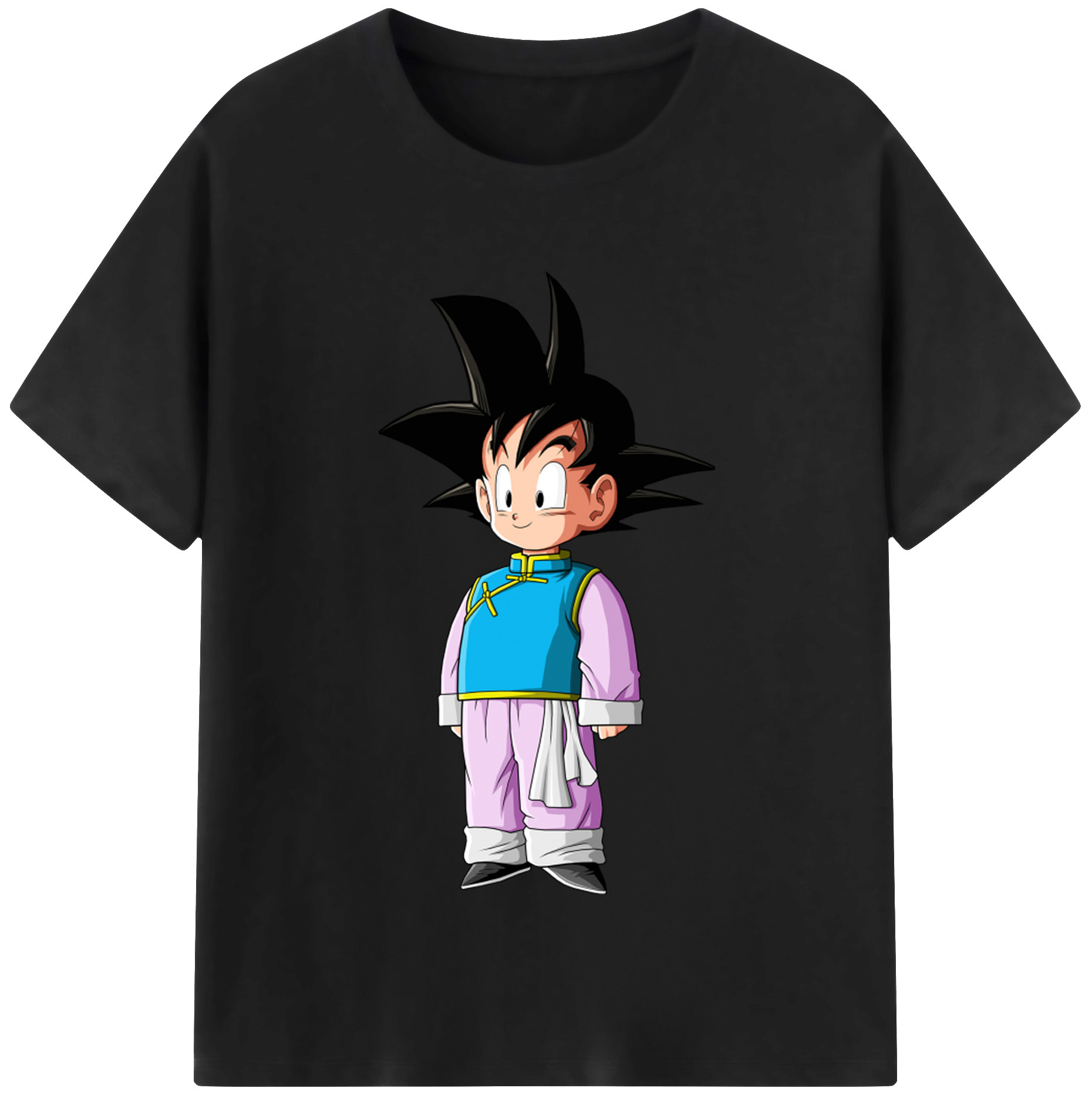 （画像用） ドラゴンボール 孫悟空（そん ごくう）Son Goku カカロット DRAGON BALL Kakarotto レディースカジュアルプリントTシャツ（綿100％）