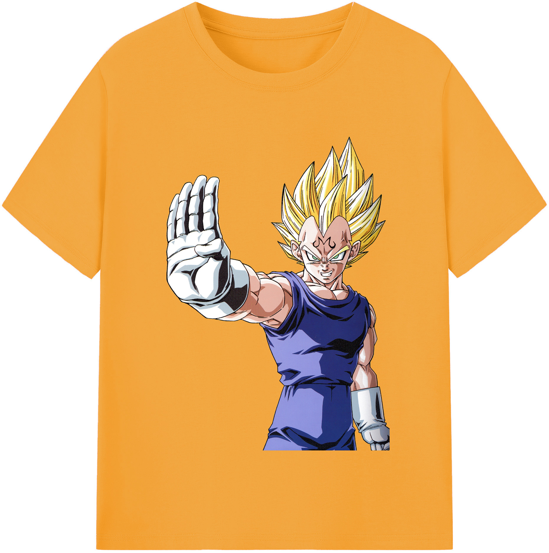 （画像用） ドラゴンボール ベジータ四世（Bejīta Yonsei）DRAGON BALL Vegeta IV レディースカジュアルプリントTシャツ（綿100％）