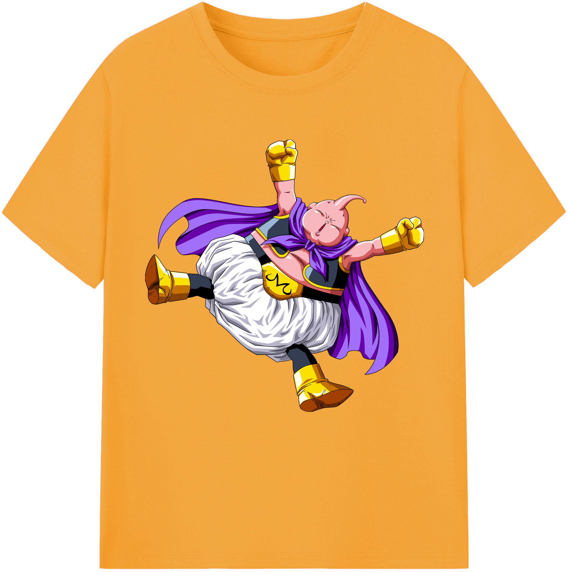 （画像用） ドラゴンボール 魔人ブウ DRAGON BALL Majin Buu レディースカジュアルプリントTシャツ（綿100％）