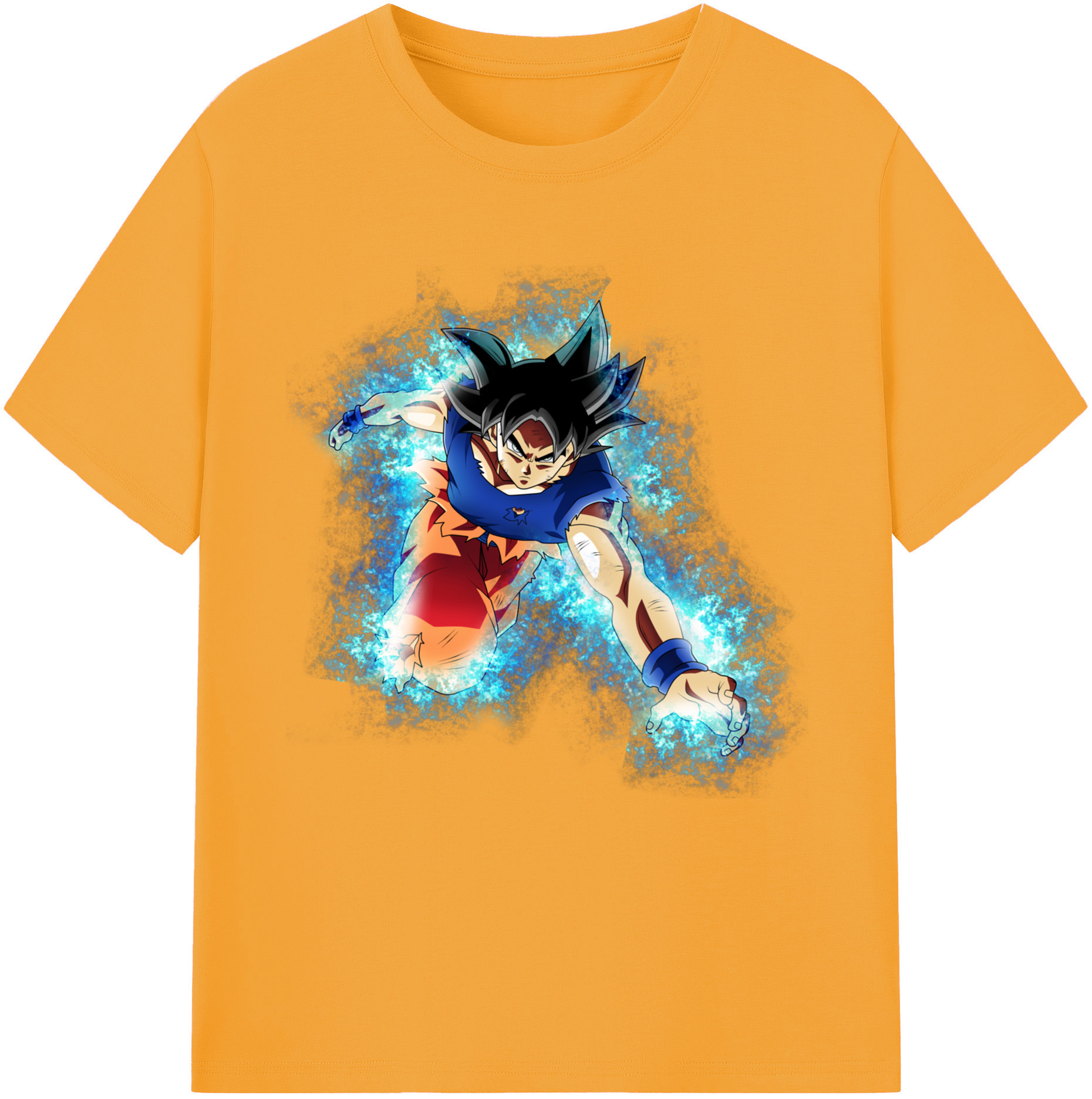 （画像用） ドラゴンボール 孫悟空（そん ごくう）Son Goku カカロット DRAGON BALL Kakarotto レディースカジュアルプリントTシャツ（綿100％）
