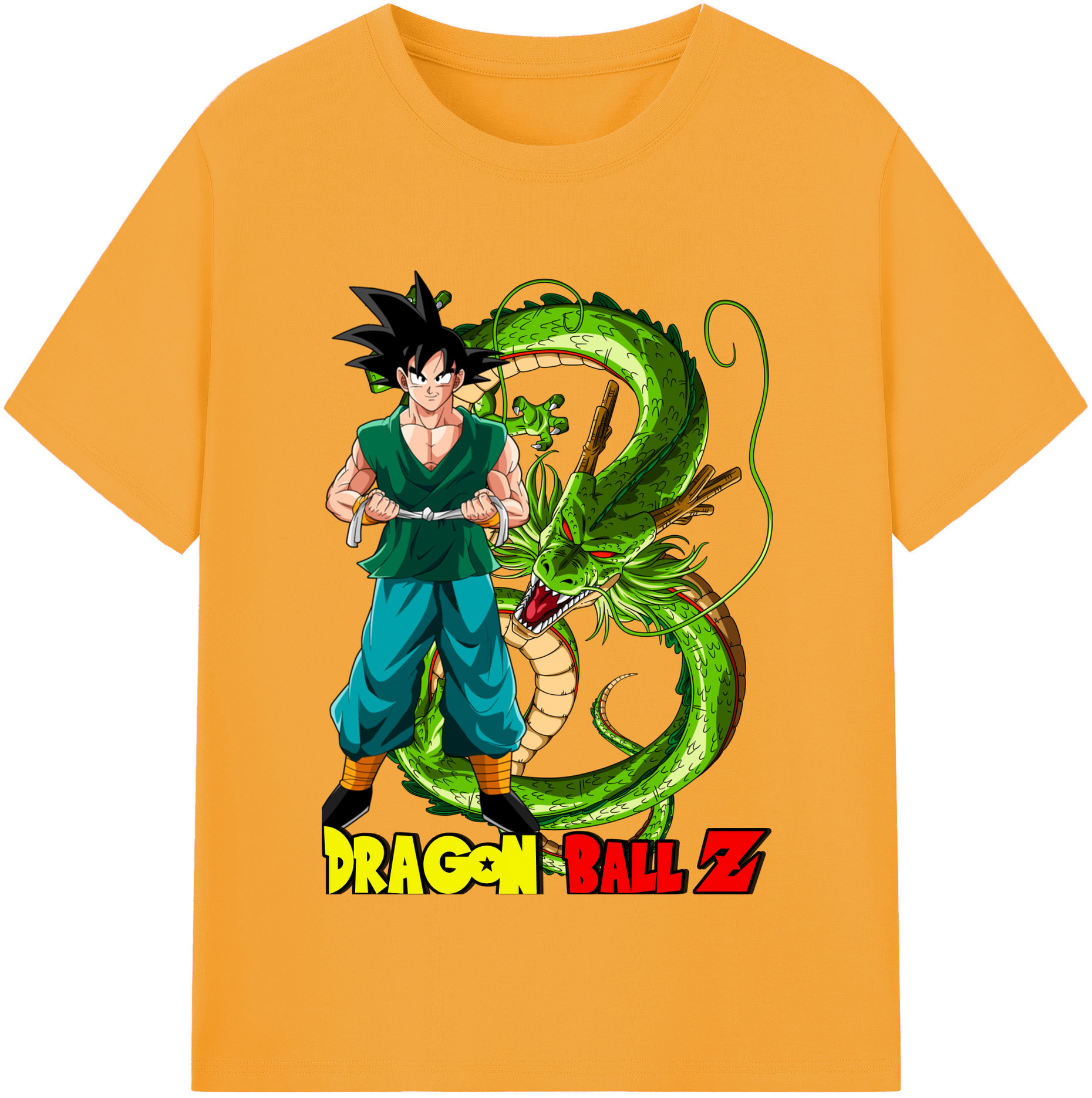 （画像用） ドラゴンボール 孫悟空（そん ごくう）Son Goku カカロット DRAGON BALL Kakarotto レディースカジュアルプリントTシャツ（綿100％）