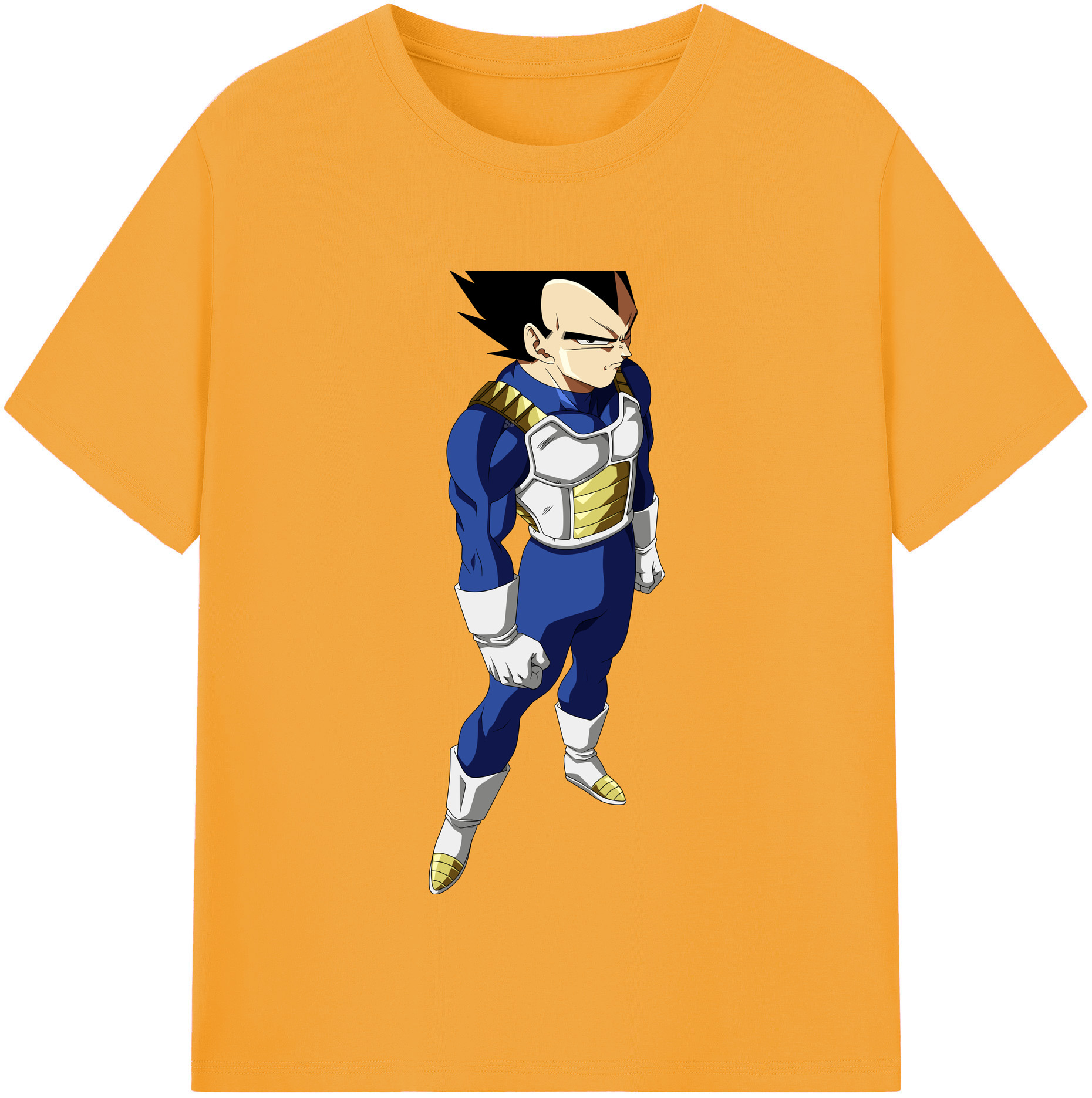 （画像用） ドラゴンボール ベジータ四世（Bejīta Yonsei）DRAGON BALL Vegeta IV レディースカジュアルプリントTシャツ（綿100％）
