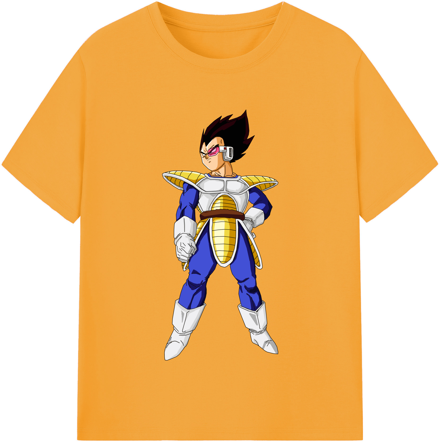 （画像用） ドラゴンボール ベジータ四世（Bejīta Yonsei）DRAGON BALL Vegeta IV レディースカジュアルプリントTシャツ（綿100％）