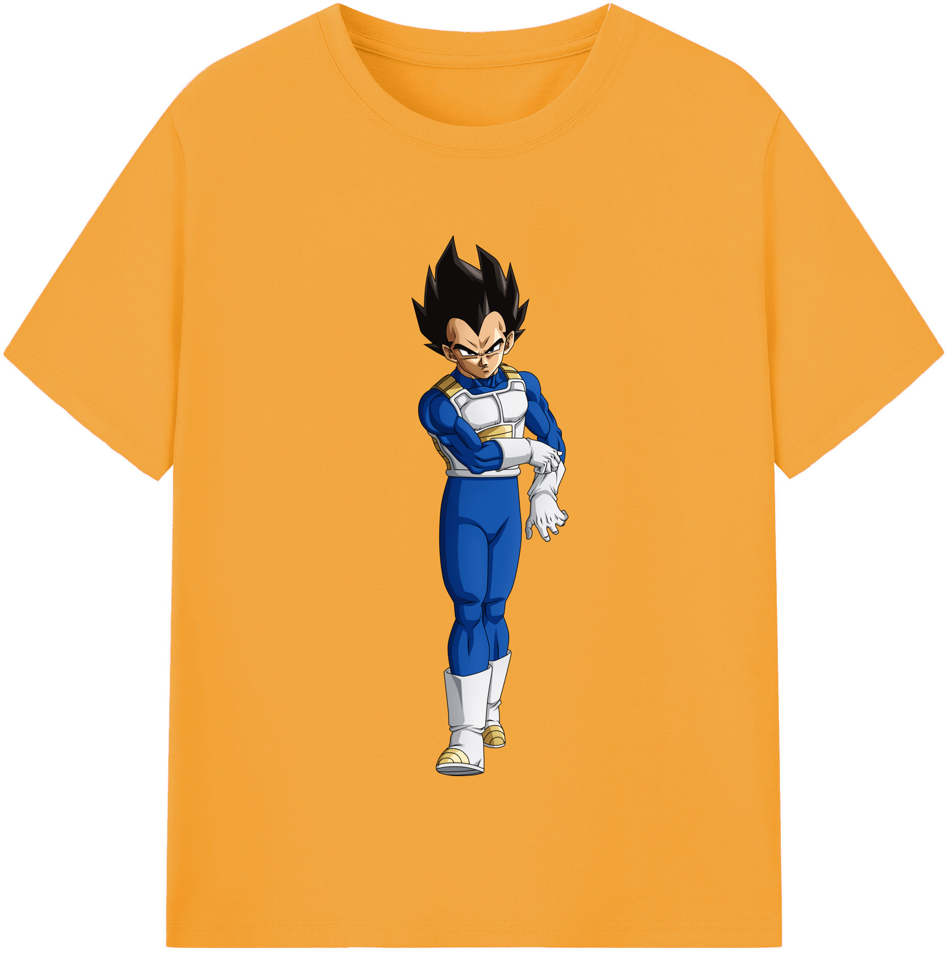 （画像用） ドラゴンボール ベジータ四世（Bejīta Yonsei）DRAGON BALL Vegeta IV レディースカジュアルプリントTシャツ（綿100％）