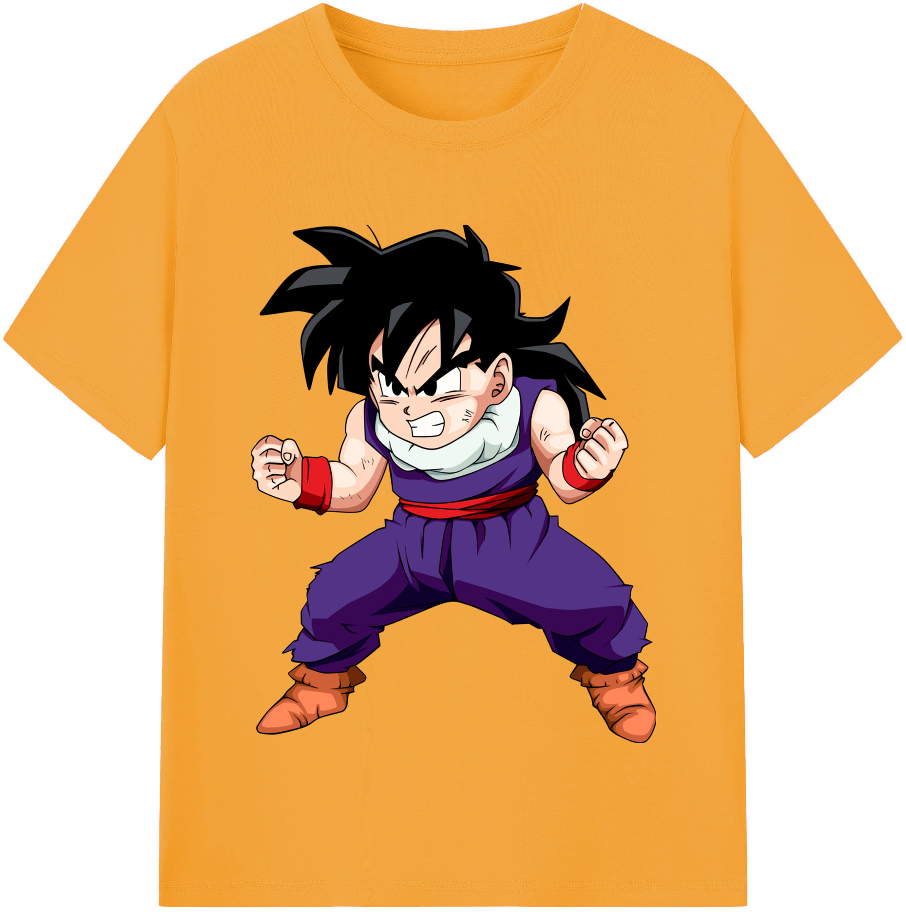 （画像用） ドラゴンボール 孫 悟飯（そんごはん）DRAGON BALL Son Gohan レディースカジュアルプリントTシャツ（綿100％）