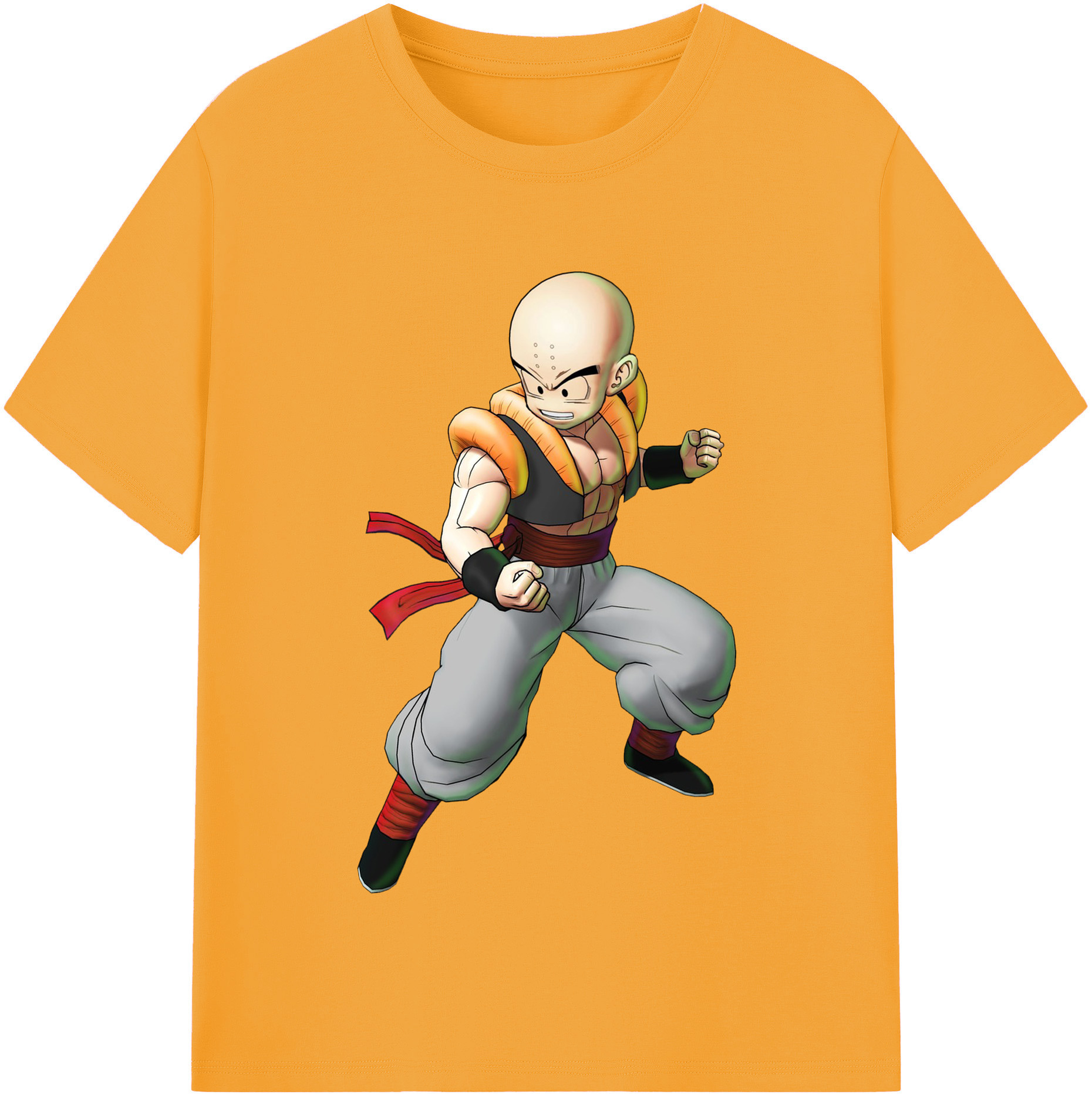 （画像用） ドラゴンボール クリリン DRAGON BALL krillin レディースカジュアルプリントTシャツ（綿100％）