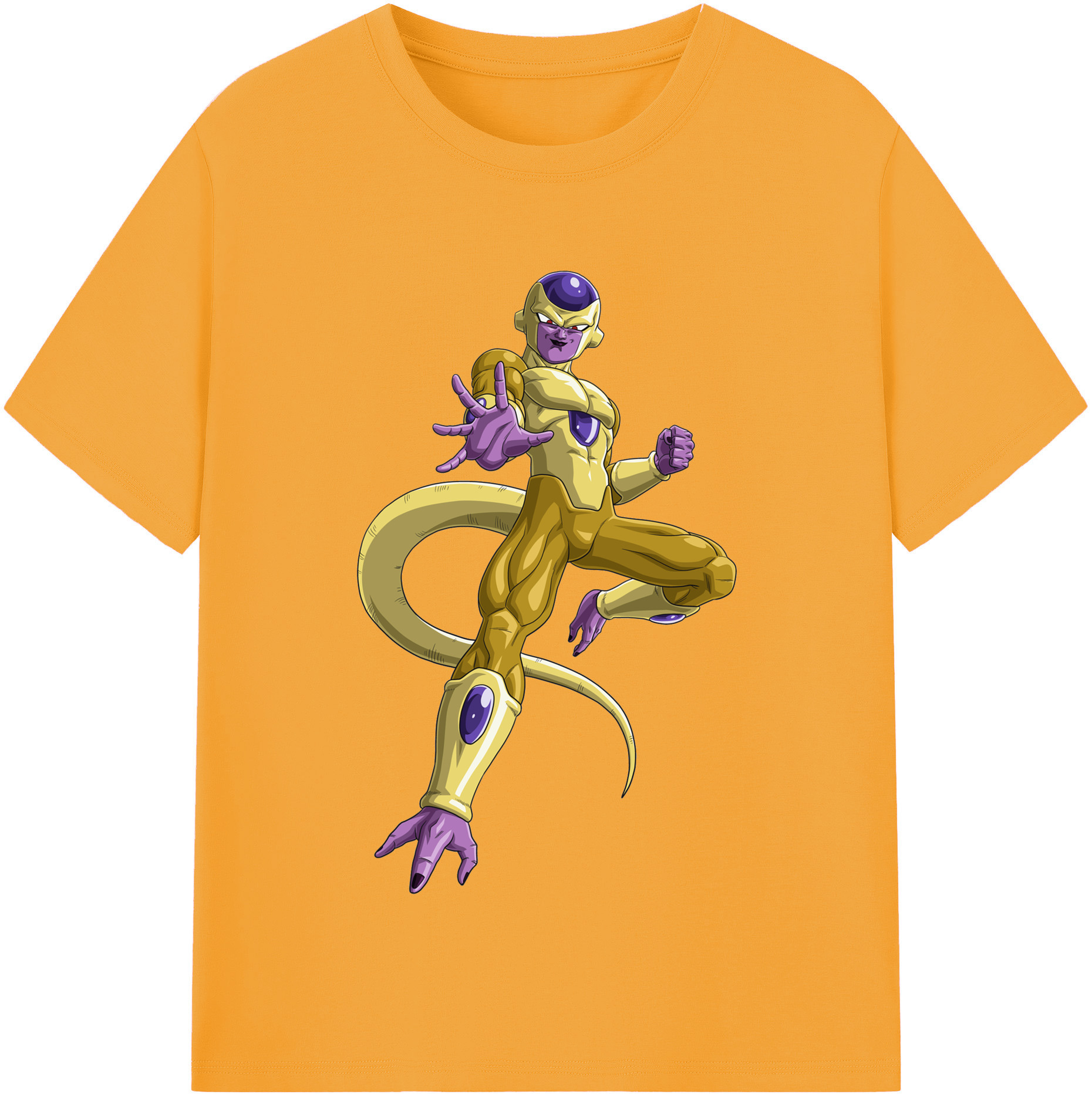 （画像用） ドラゴンボール フリーザ DRAGON BALL Frieza レディースカジュアルプリントTシャツ（綿100％）