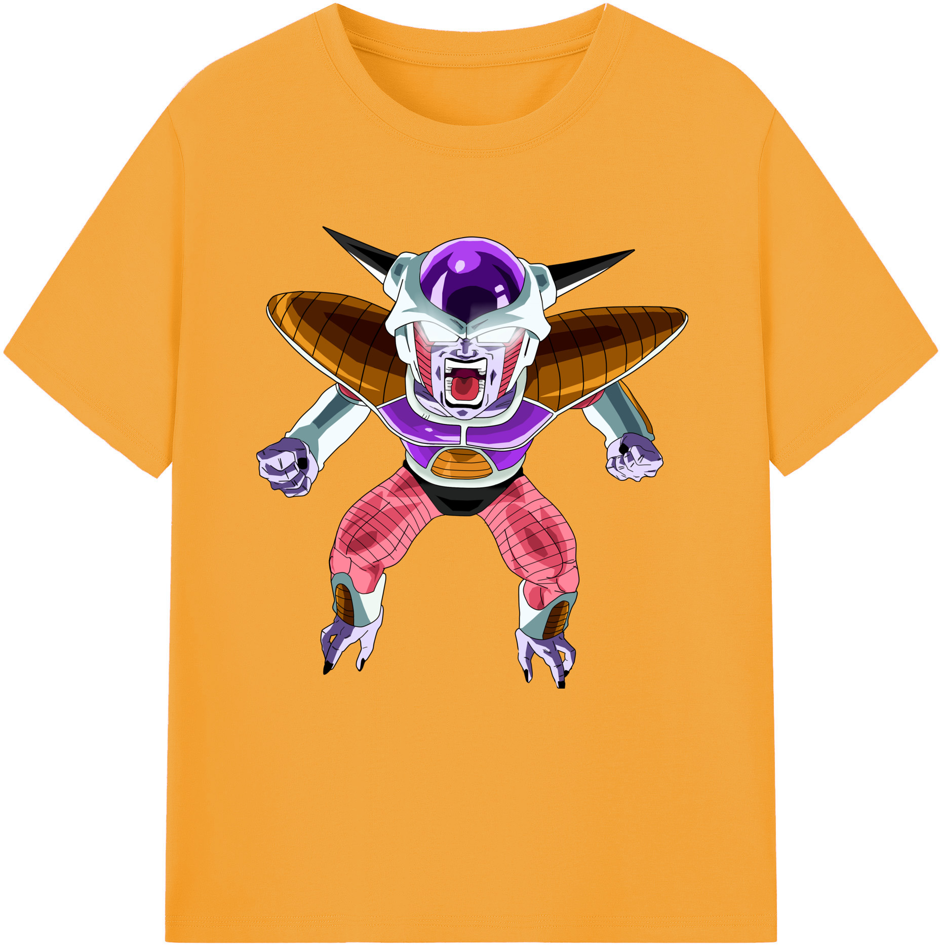 （画像用） ドラゴンボール フリーザ DRAGON BALL Frieza レディースカジュアルプリントTシャツ（綿100％）
