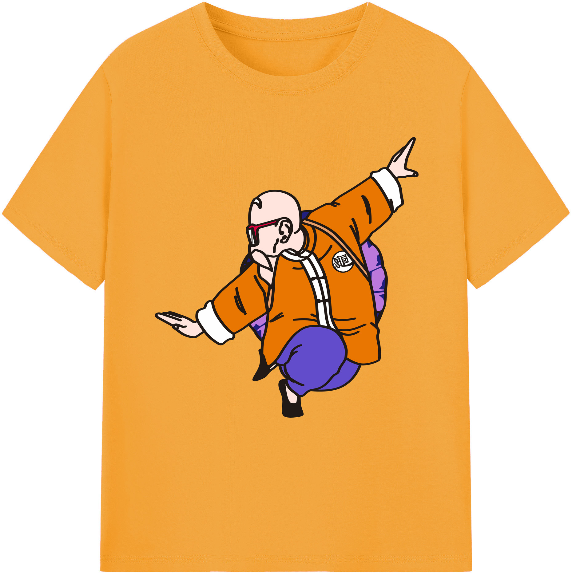 （画像用） ドラゴンボール 亀仙人（かめせんにん） DRAGON BALL Master Roshi Kame Sennin レディースカジュアルプリントTシャツ（綿100％）