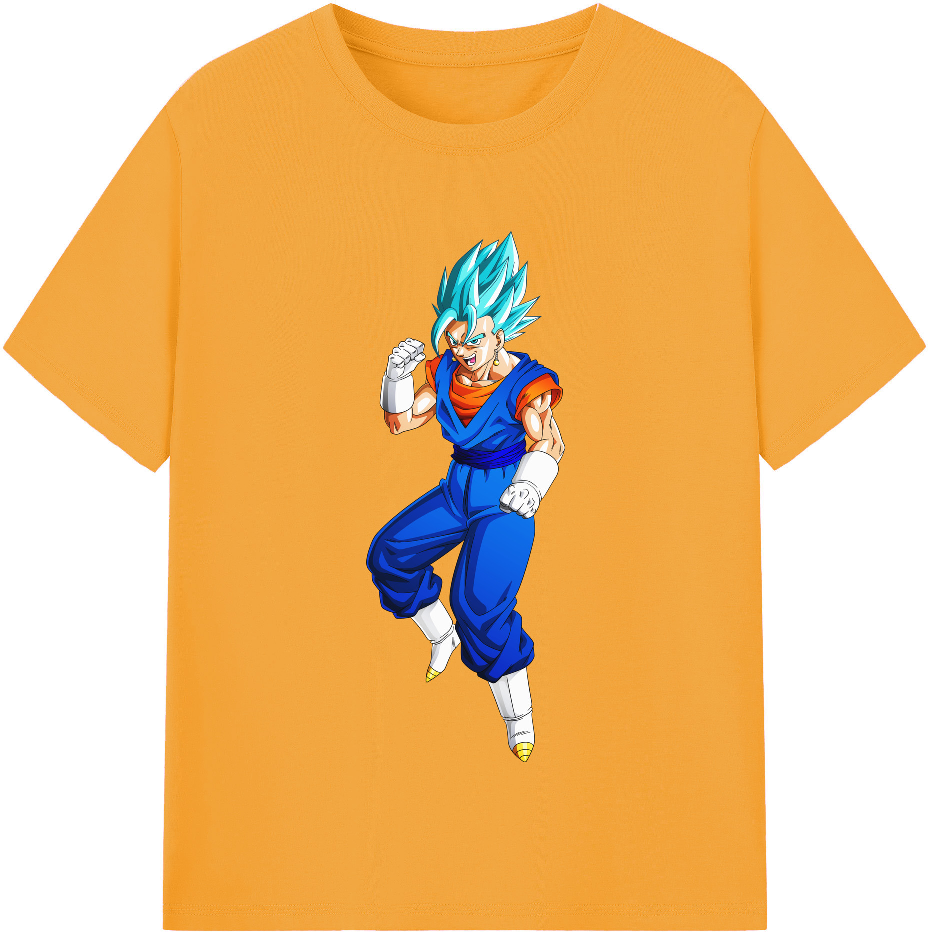 （画像用） ドラゴンボール ベジット DRAGON BALL Vegetto レディースカジュアルプリントTシャツ（綿100％）