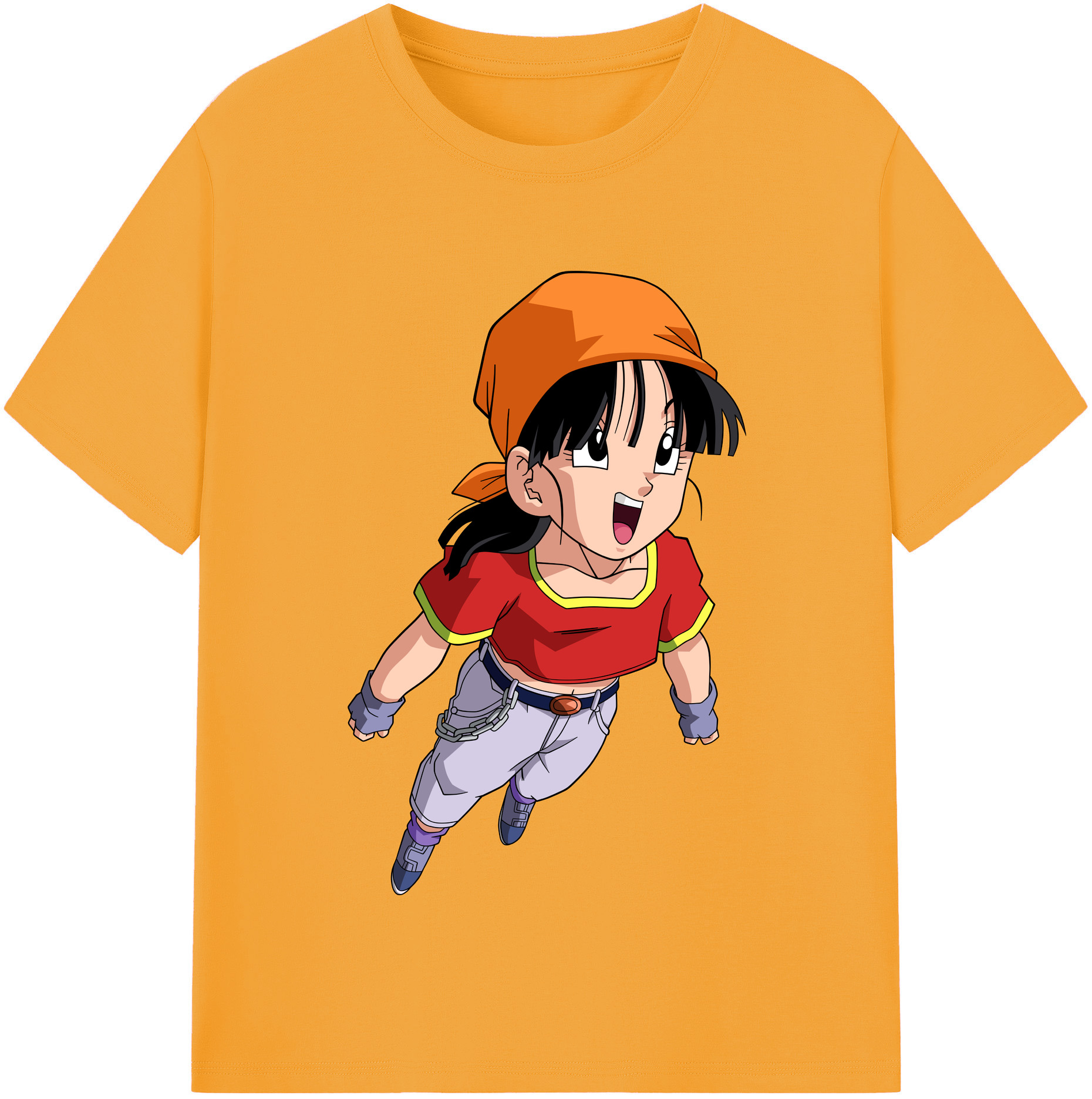 （画像用） ドラゴンボール パン DRAGON BALL Pan レディースカジュアルプリントTシャツ（綿100％）