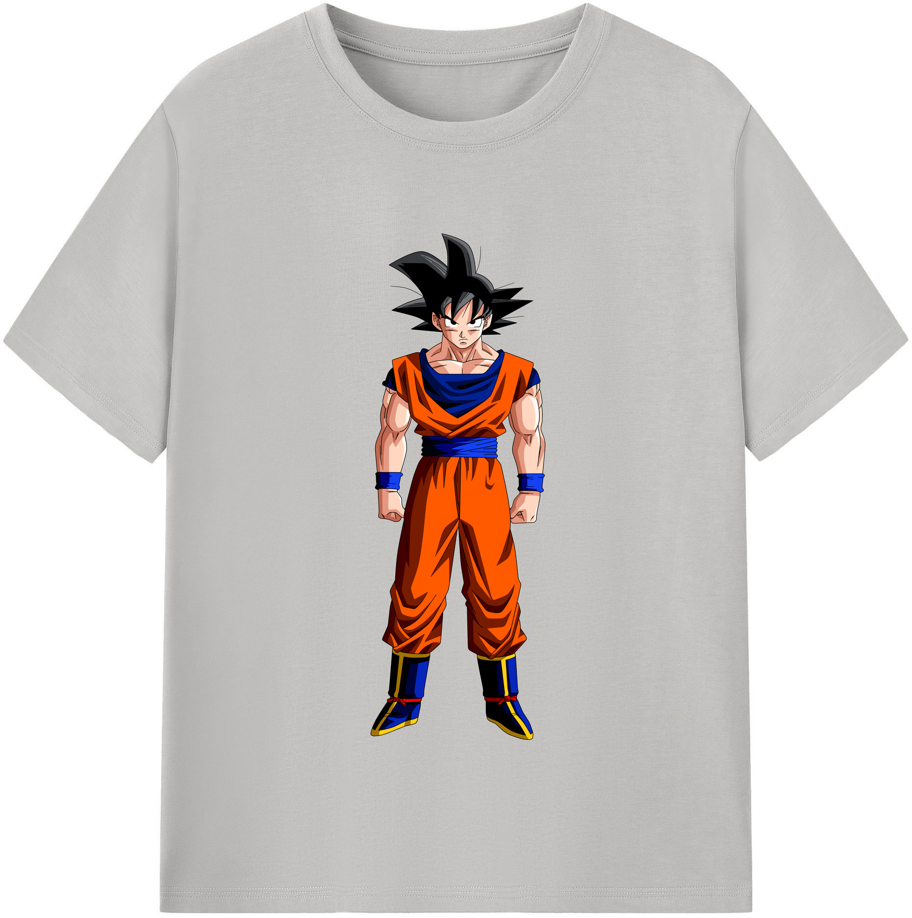 （画像用） ドラゴンボール 孫悟空（そん ごくう）Son Goku カカロット DRAGON BALL Kakarotto レディースカジュアルプリントTシャツ（綿100％）