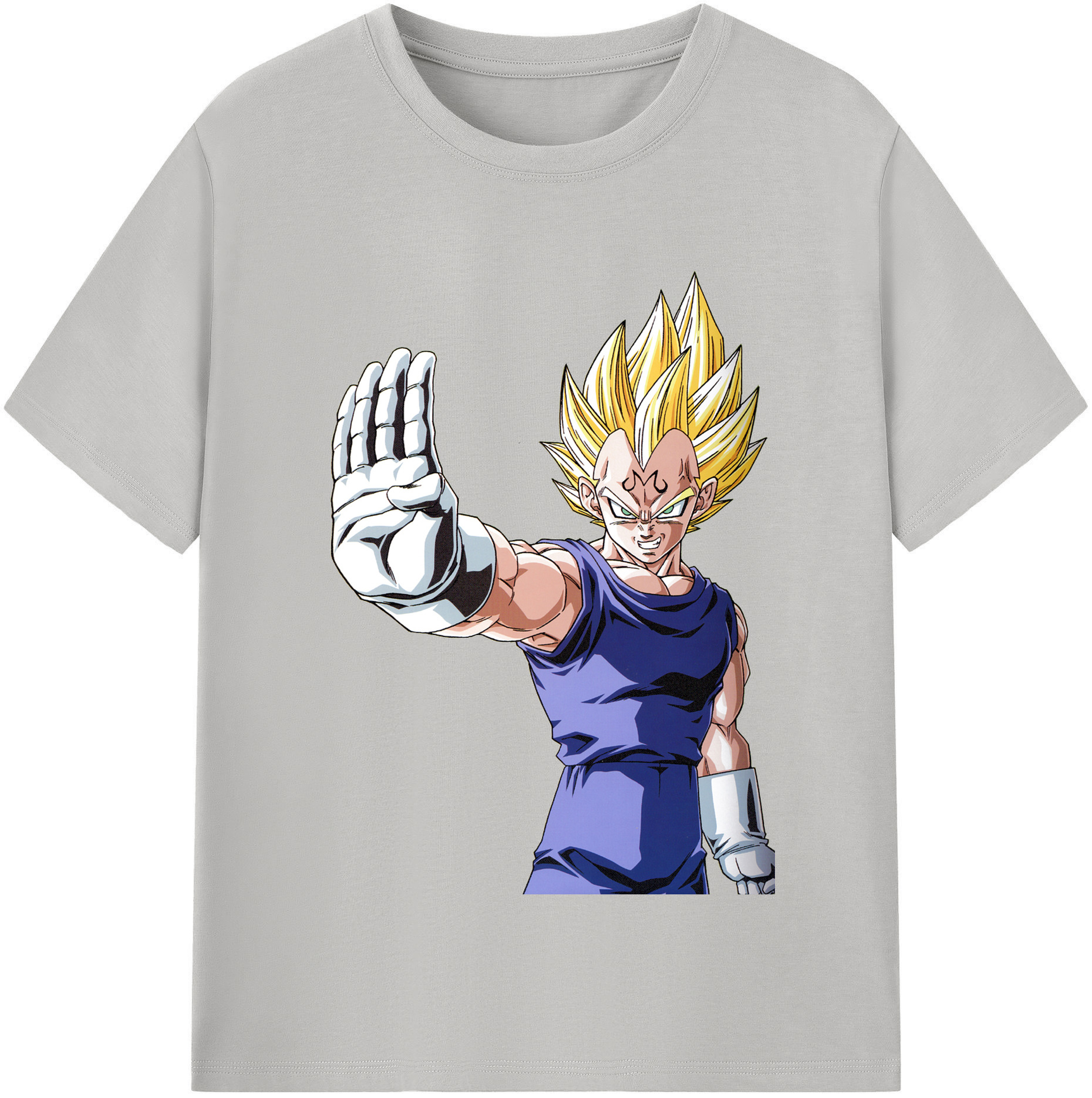 （画像用） ドラゴンボール ベジータ四世（Bejīta Yonsei）DRAGON BALL Vegeta IV レディースカジュアルプリントTシャツ（綿100％）