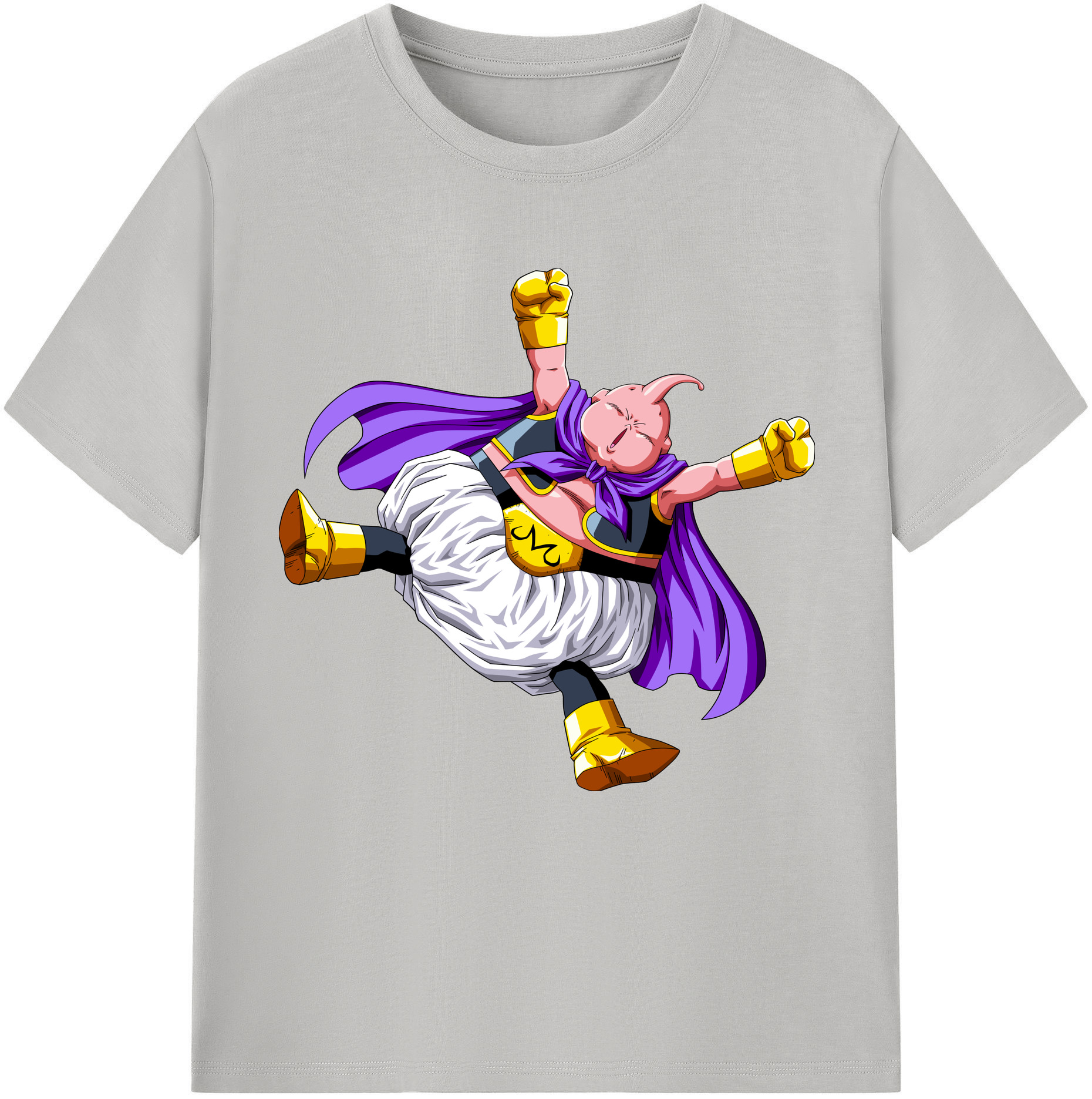 （画像用） ドラゴンボール 魔人ブウ DRAGON BALL Majin Buu レディースカジュアルプリントTシャツ（綿100％）