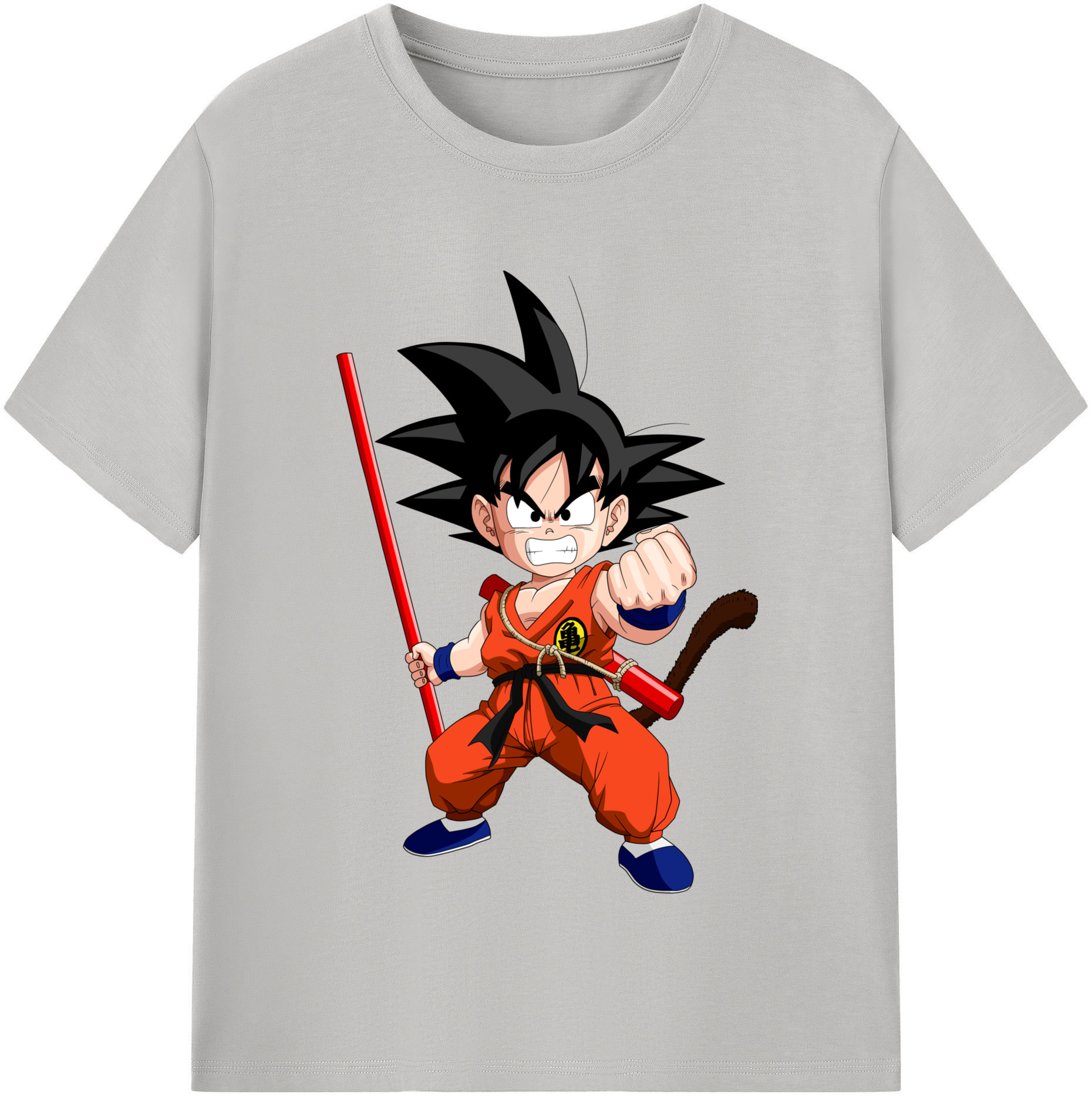 （画像用） ドラゴンボール 孫悟空（そん ごくう）Son Goku カカロット DRAGON BALL Kakarotto レディースカジュアルプリントTシャツ（綿100％）