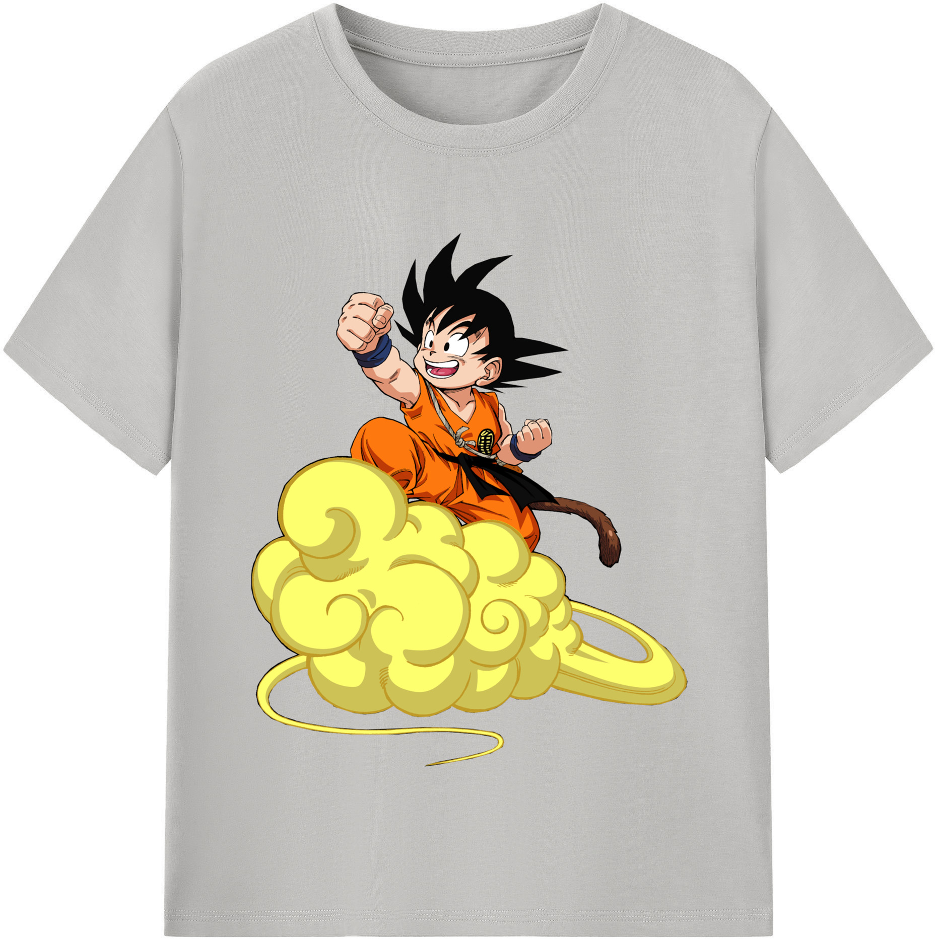 （画像用） ドラゴンボール 孫悟空（そん ごくう）Son Goku カカロット DRAGON BALL Kakarotto レディースカジュアルプリントTシャツ（綿100％）
