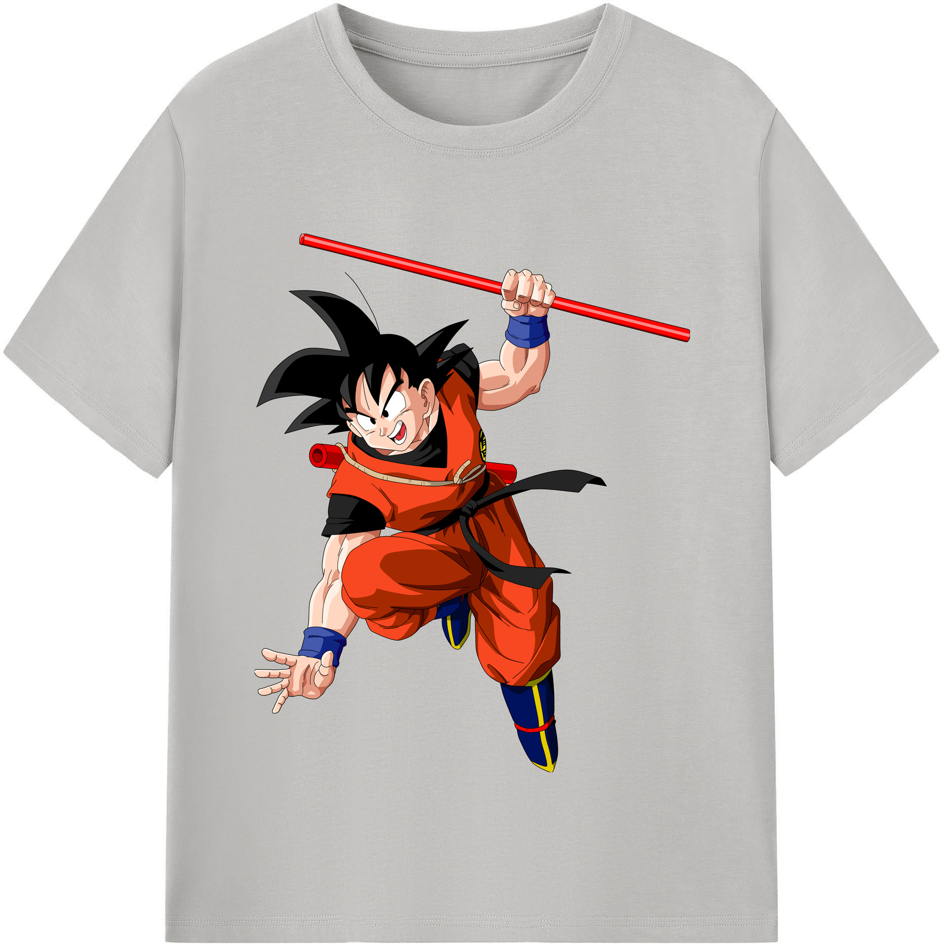 （画像用） ドラゴンボール 孫悟空（そん ごくう）Son Goku カカロット DRAGON BALL Kakarotto レディースカジュアルプリントTシャツ（綿100％）