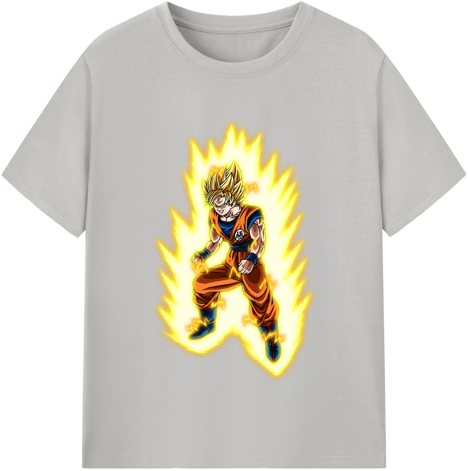 （画像用） ドラゴンボール 孫悟空（そん ごくう）Son Goku カカロット DRAGON BALL Kakarotto レディースカジュアルプリントTシャツ（綿100％）
