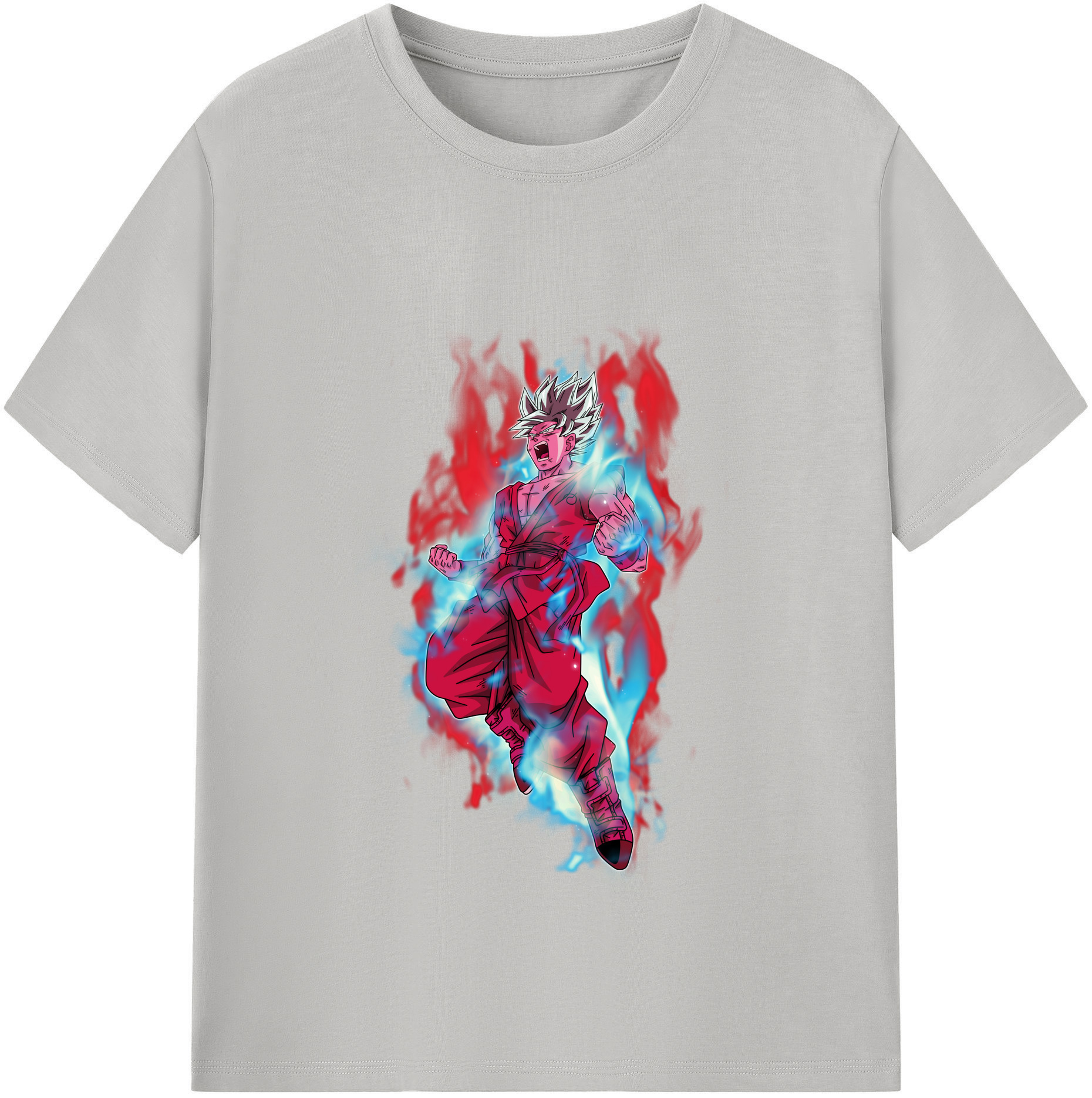 （画像用） ドラゴンボール 孫悟空（そん ごくう）Son Goku カカロット DRAGON BALL Kakarotto レディースカジュアルプリントTシャツ（綿100％）