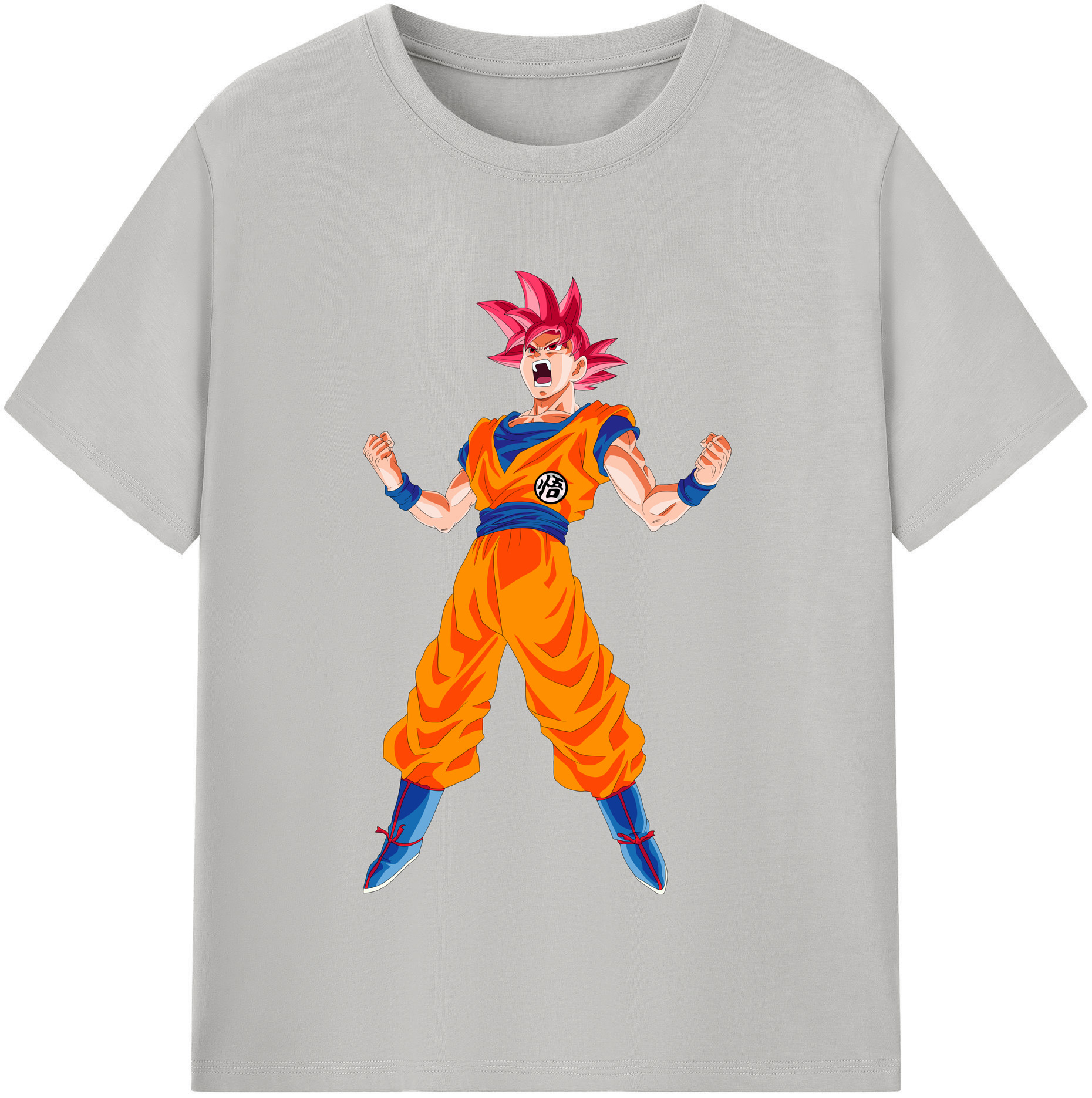（画像用） ドラゴンボール 孫悟空（そん ごくう）Son Goku カカロット DRAGON BALL Kakarotto レディースカジュアルプリントTシャツ（綿100％）