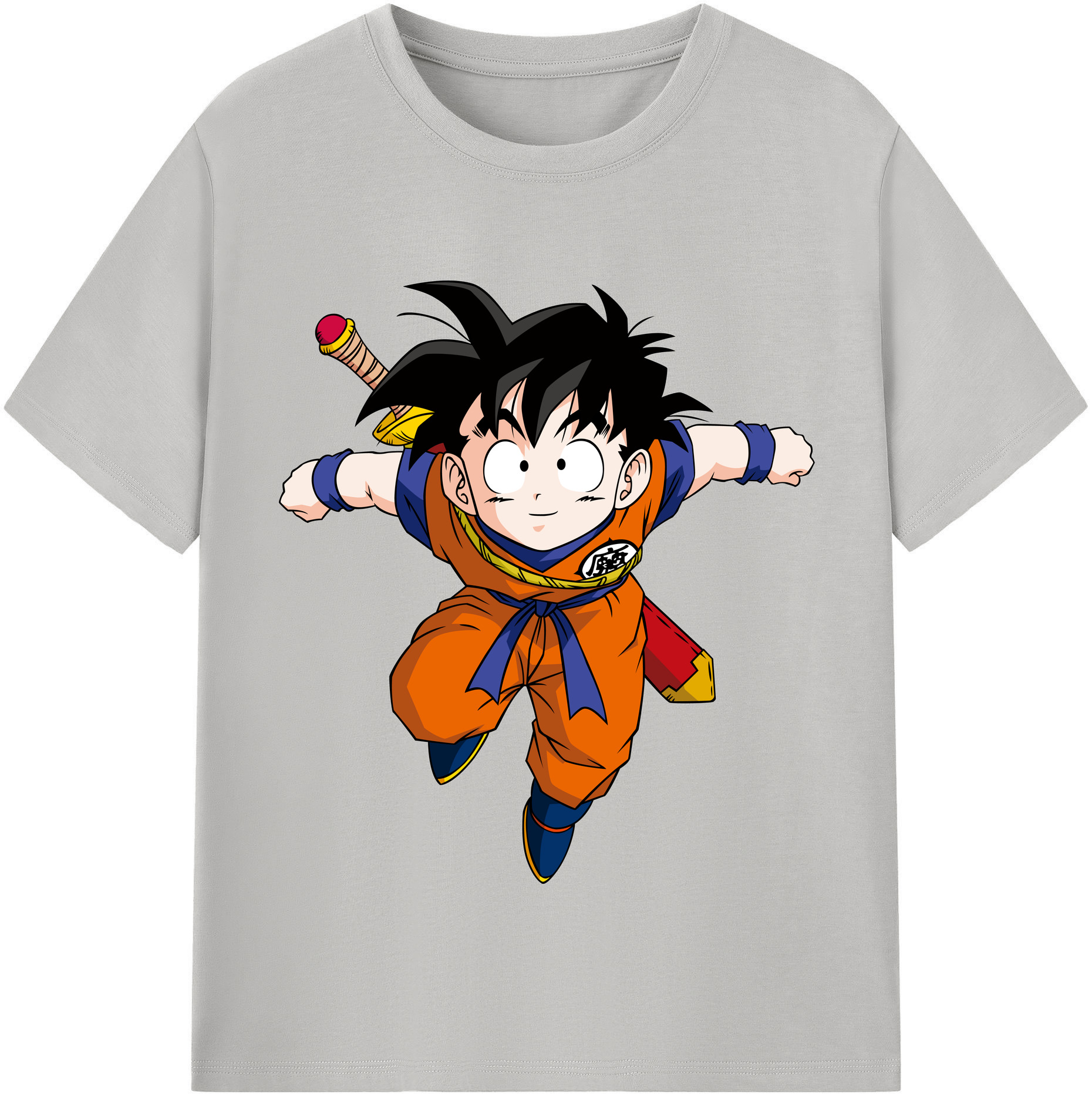 （画像用） ドラゴンボール 孫悟空（そん ごくう）Son Goku カカロット DRAGON BALL Kakarotto レディースカジュアルプリントTシャツ（綿100％）