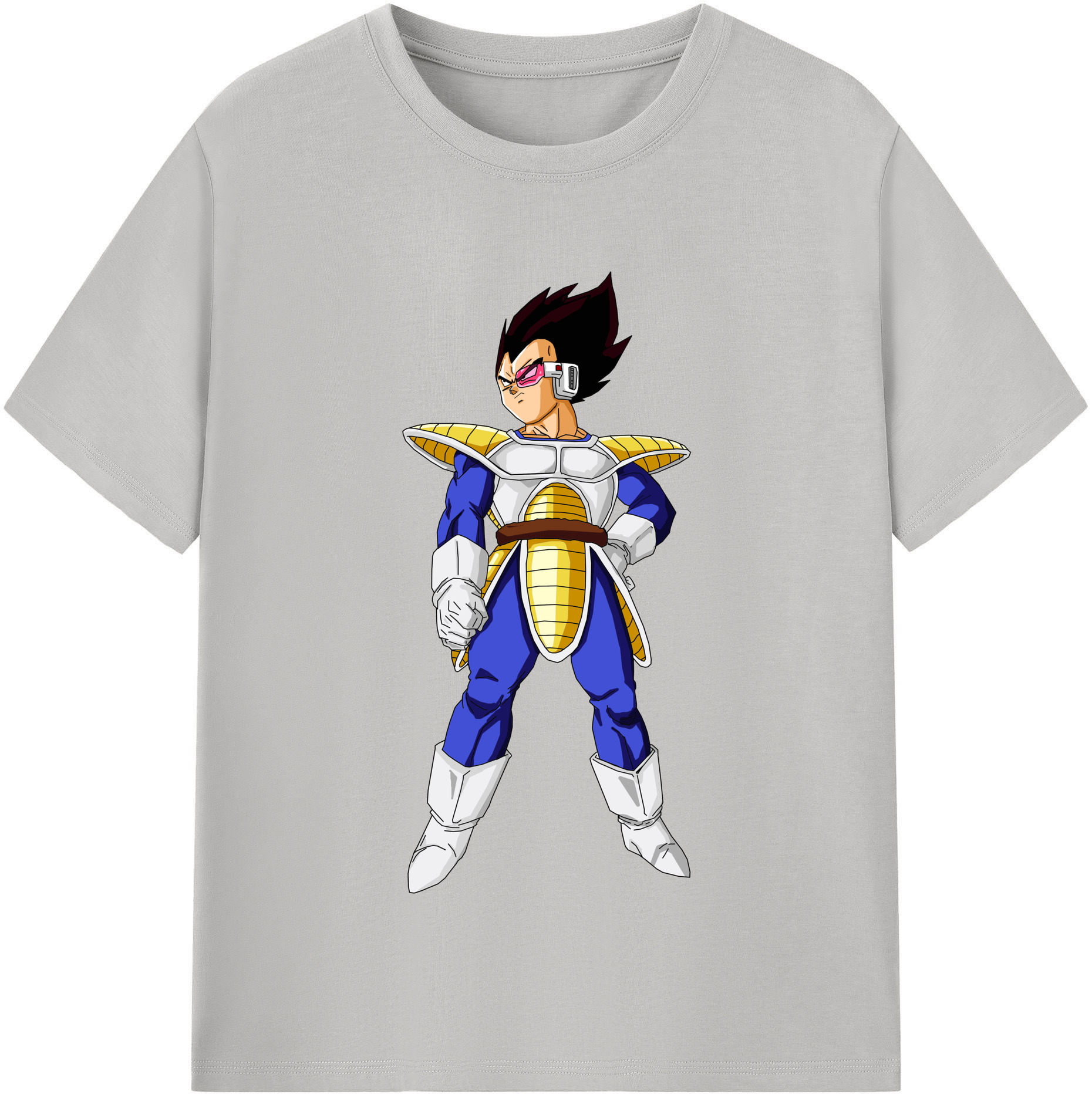 （画像用） ドラゴンボール ベジータ四世（Bejīta Yonsei）DRAGON BALL Vegeta IV レディースカジュアルプリントTシャツ（綿100％）