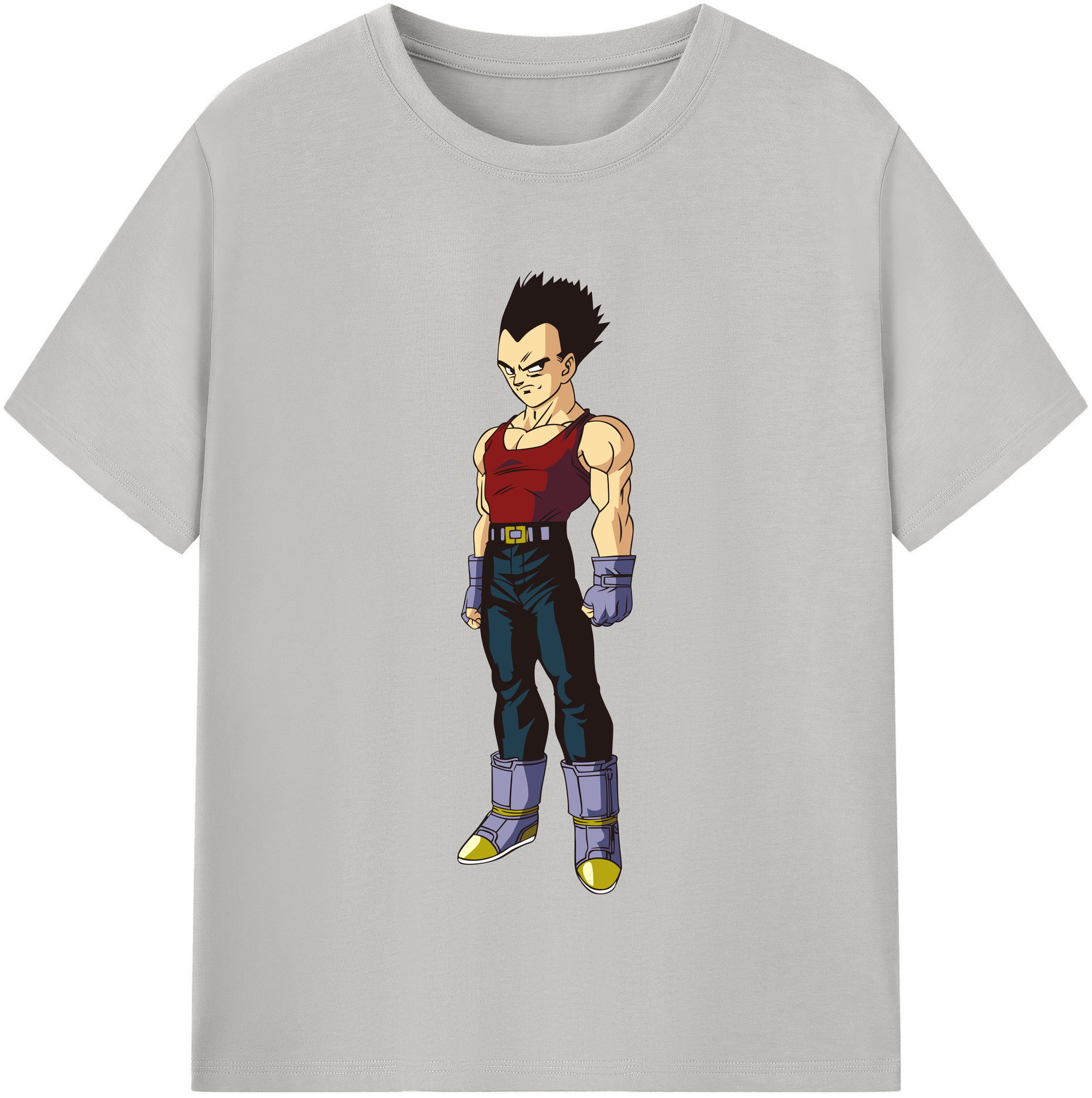 （画像用） ドラゴンボール ベジータ四世（Bejīta Yonsei）DRAGON BALL Vegeta IV レディースカジュアルプリントTシャツ（綿100％）