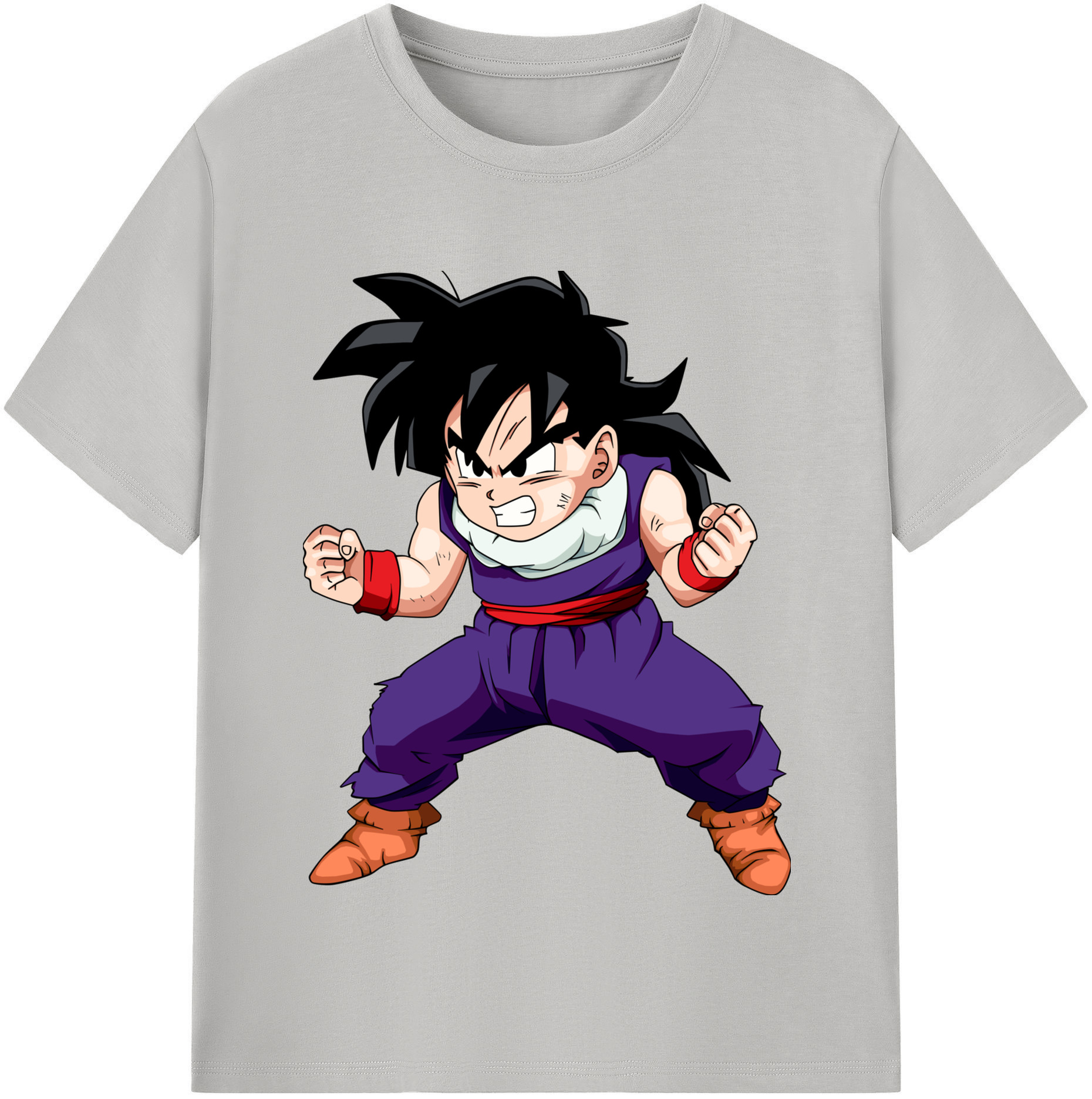（画像用） ドラゴンボール 孫 悟飯（そんごはん）DRAGON BALL Son Gohan レディースカジュアルプリントTシャツ（綿100％）