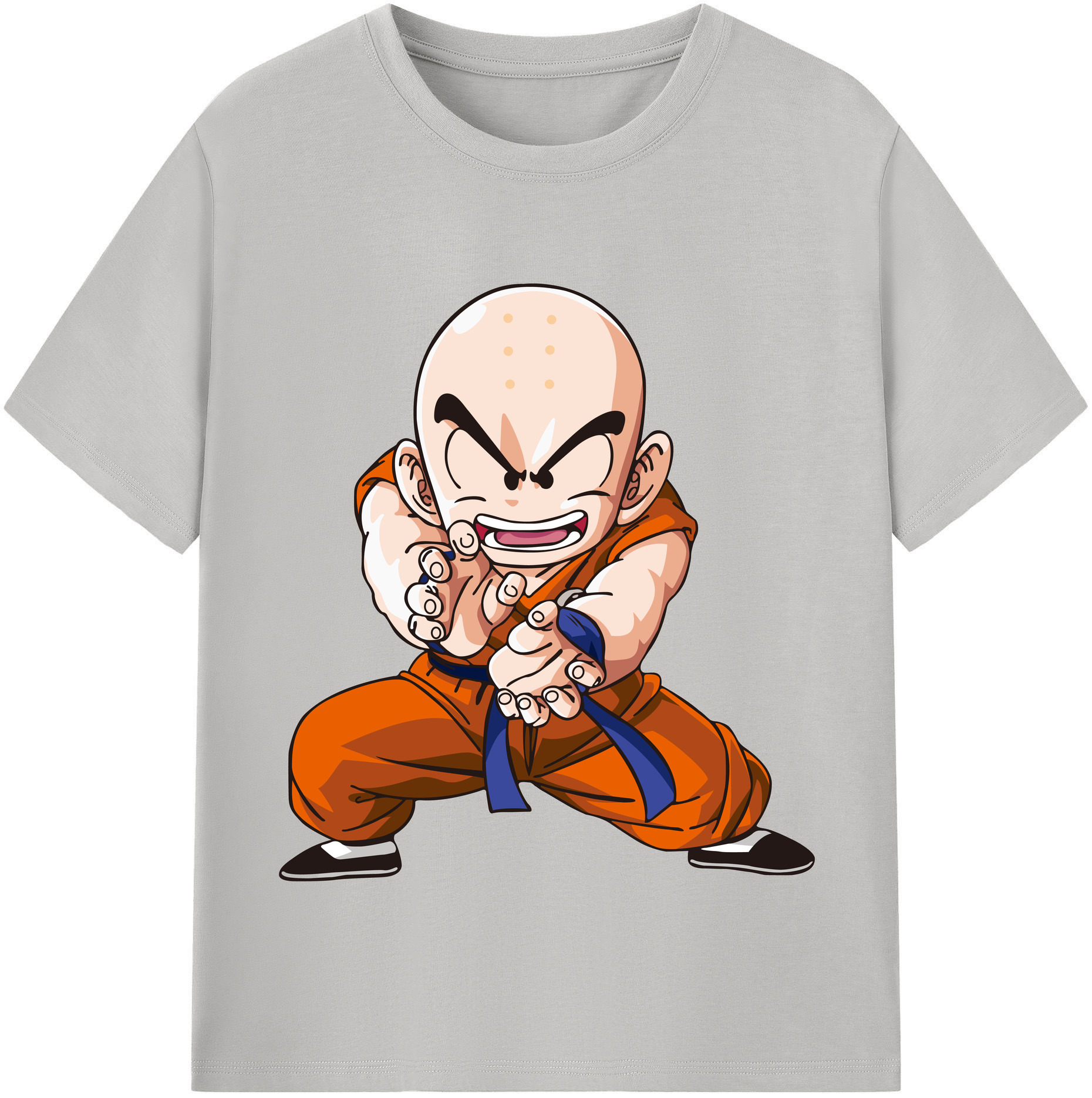 （画像用） ドラゴンボール クリリン DRAGON BALL krillin レディースカジュアルプリントTシャツ（綿100％）
