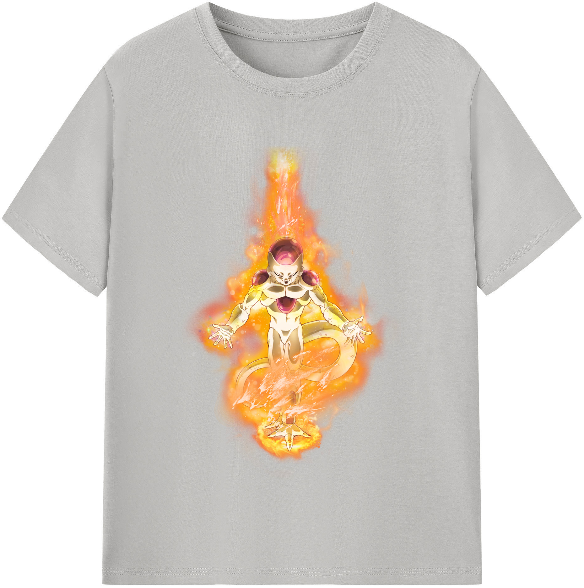 （画像用） ドラゴンボール フリーザ DRAGON BALL Frieza レディースカジュアルプリントTシャツ（綿100％）
