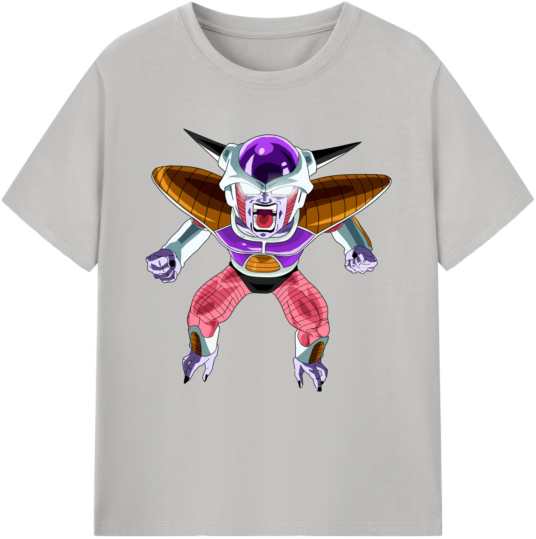 （画像用） ドラゴンボール フリーザ DRAGON BALL Frieza レディースカジュアルプリントTシャツ（綿100％）