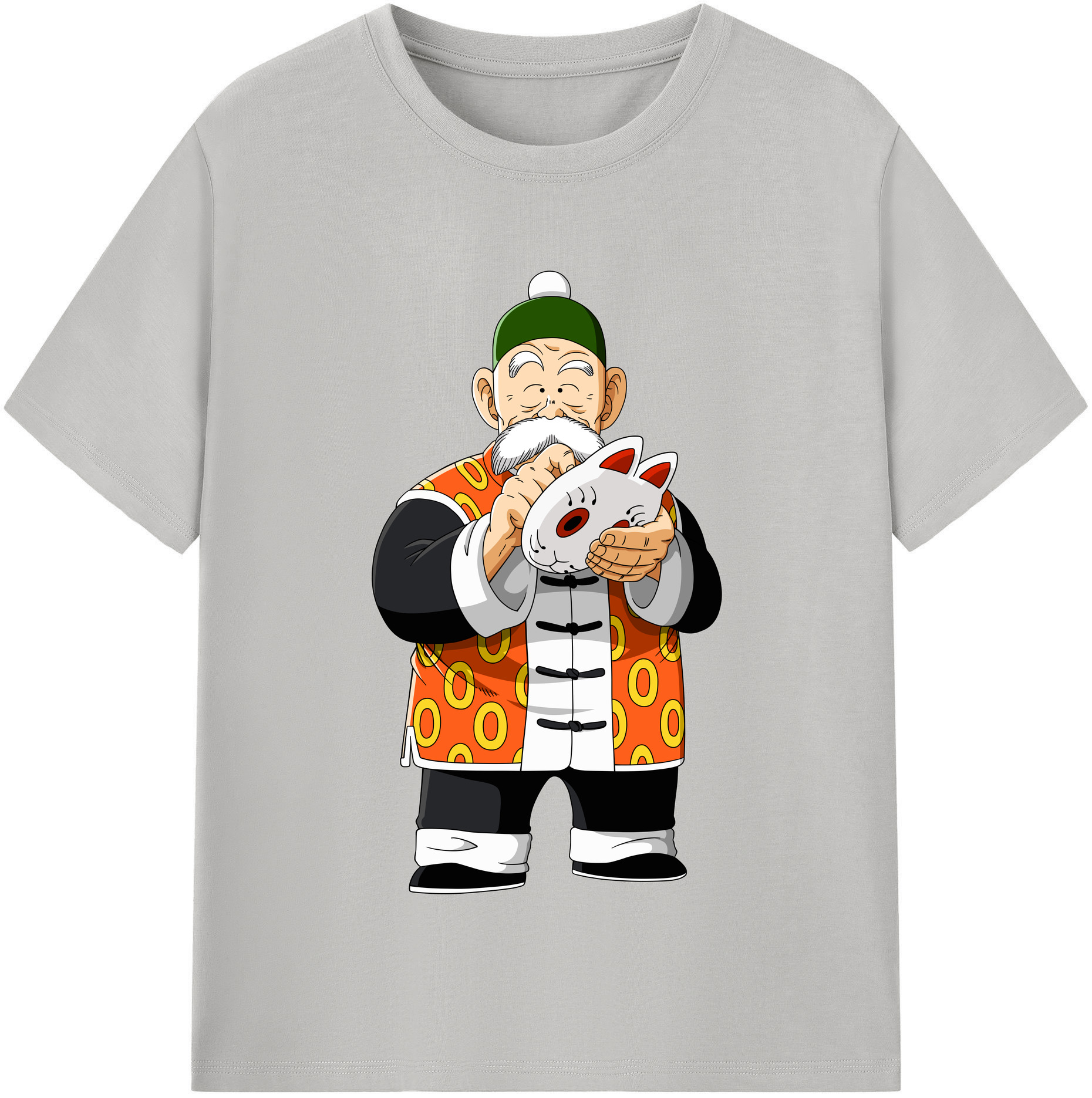 （画像用） ドラゴンボール 亀仙人（かめせんにん） DRAGON BALL Master Roshi Kame Sennin レディースカジュアルプリントTシャツ（綿100％）