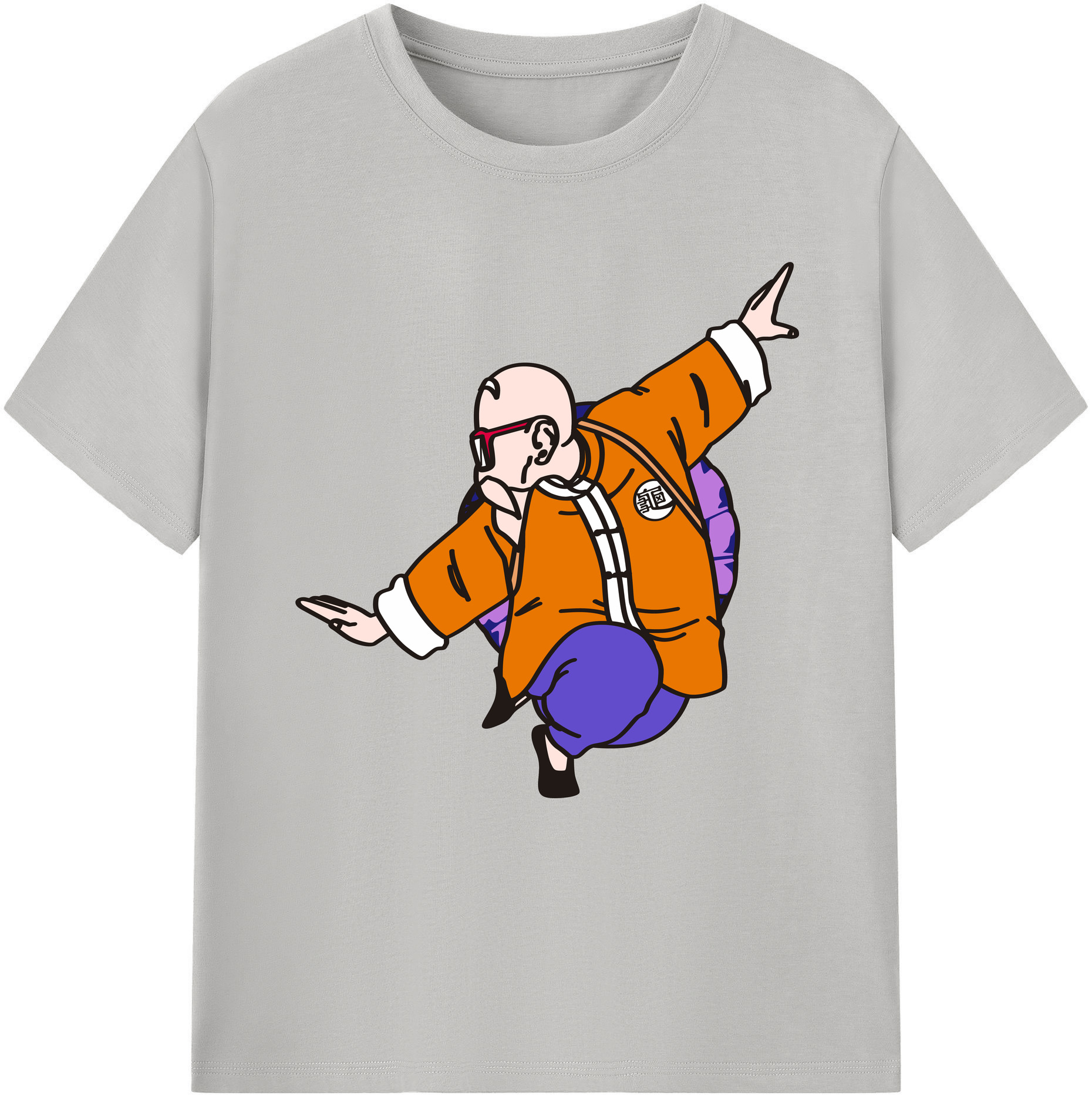 （画像用） ドラゴンボール 亀仙人（かめせんにん） DRAGON BALL Master Roshi Kame Sennin レディースカジュアルプリントTシャツ（綿100％）