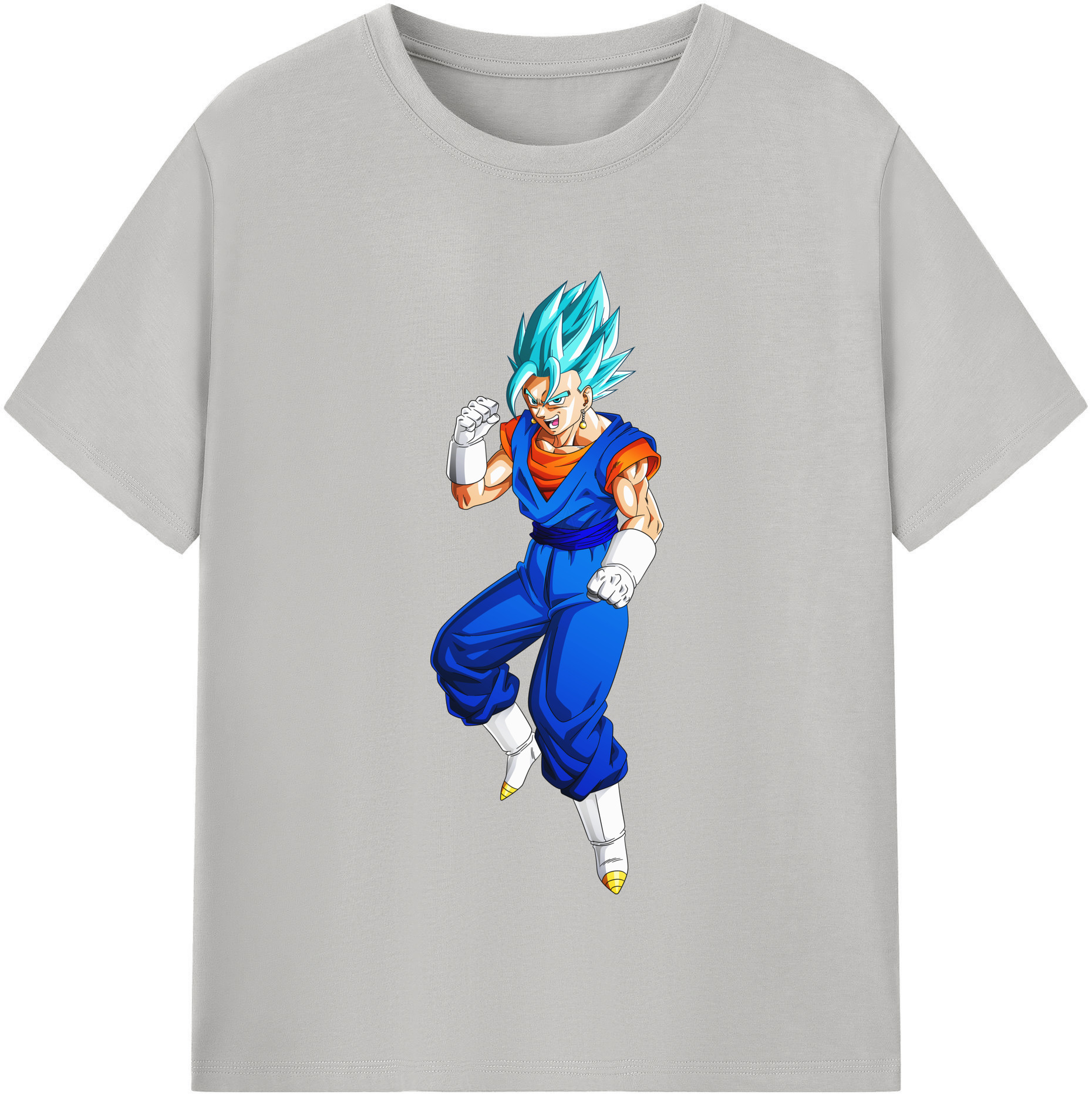 （画像用） ドラゴンボール ベジット DRAGON BALL Vegetto レディースカジュアルプリントTシャツ（綿100％）