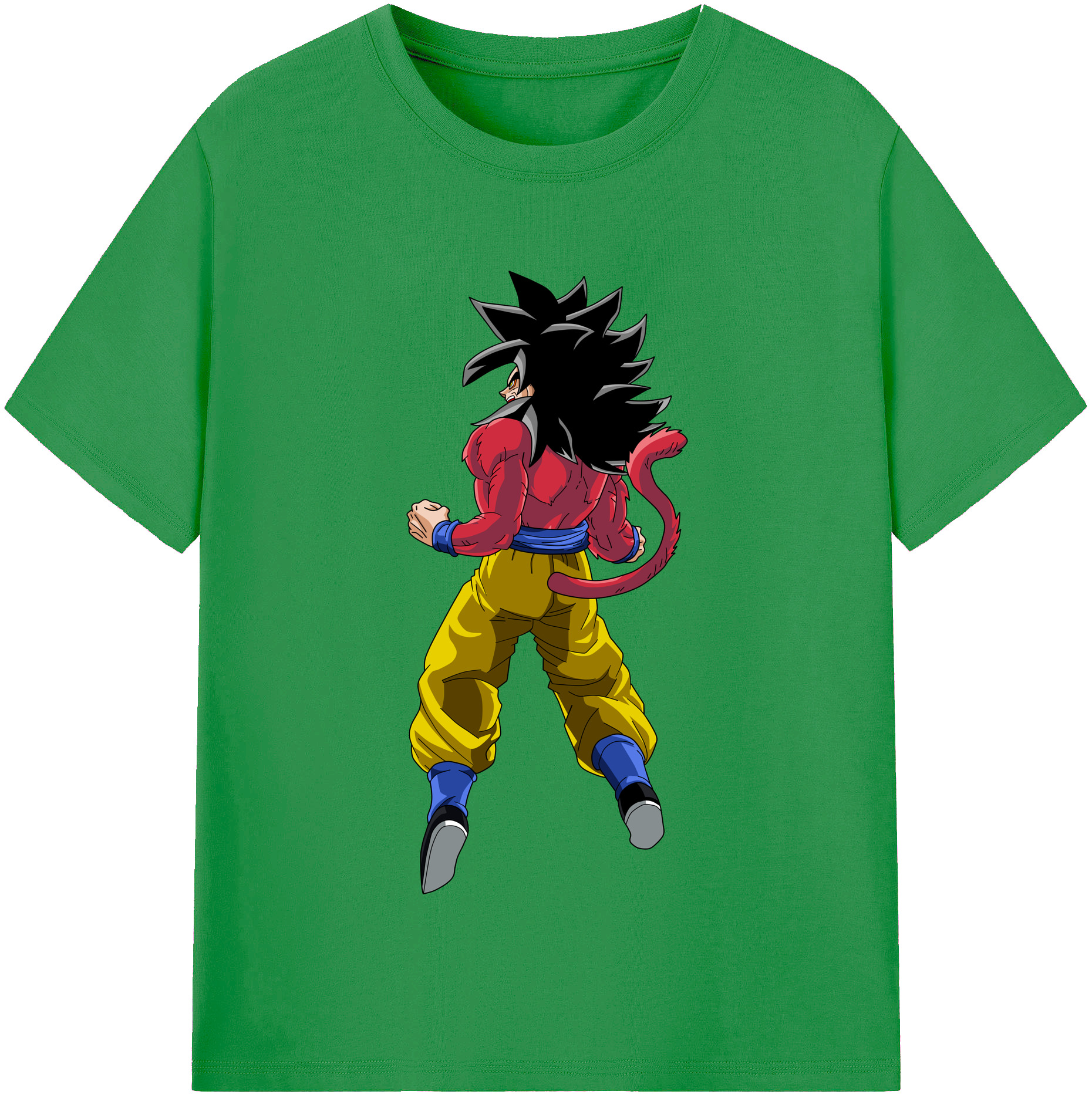 （画像用） ドラゴンボール 孫悟空（そん ごくう）Son Goku カカロット DRAGON BALL Kakarotto レディースカジュアルプリントTシャツ（綿100％）