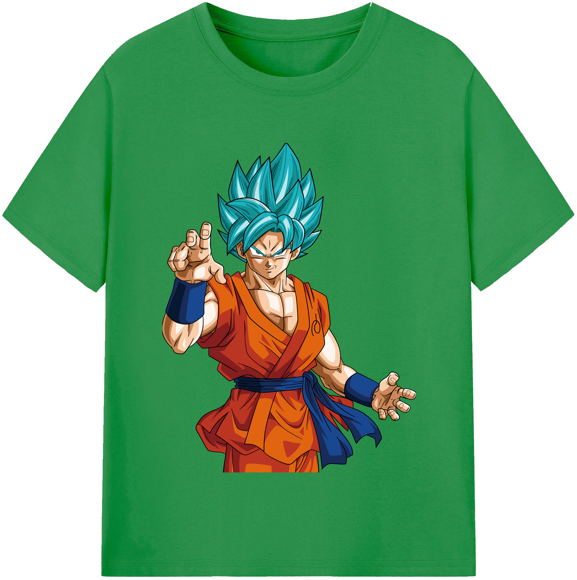 （画像用） ドラゴンボール 孫悟空（そん ごくう）Son Goku カカロット DRAGON BALL Kakarotto レディースカジュアルプリントTシャツ（綿100％）
