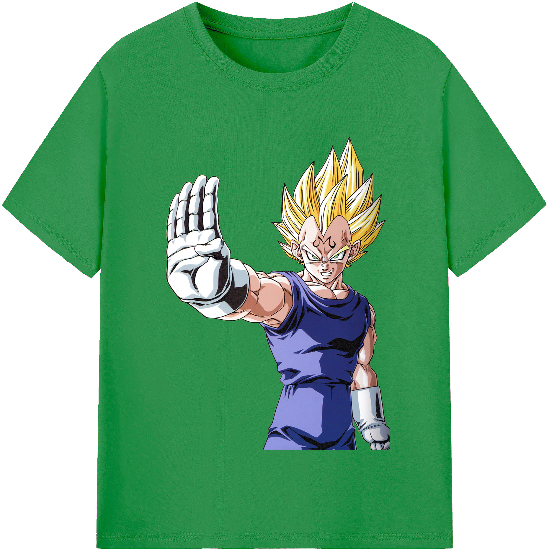 （画像用） ドラゴンボール ベジータ四世（Bejīta Yonsei）DRAGON BALL Vegeta IV レディースカジュアルプリントTシャツ（綿100％）