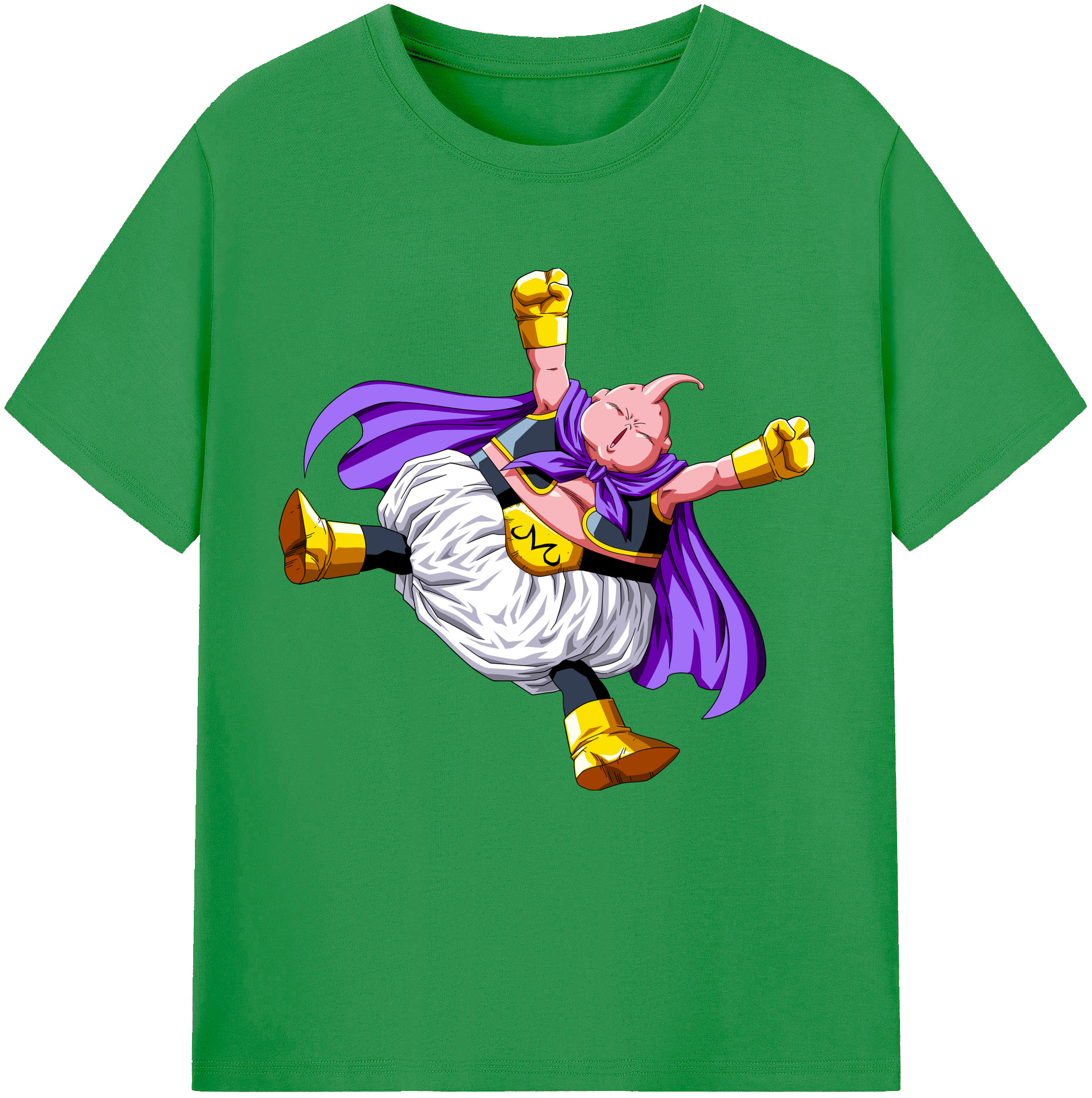 （画像用） ドラゴンボール 魔人ブウ DRAGON BALL Majin Buu レディースカジュアルプリントTシャツ（綿100％）
