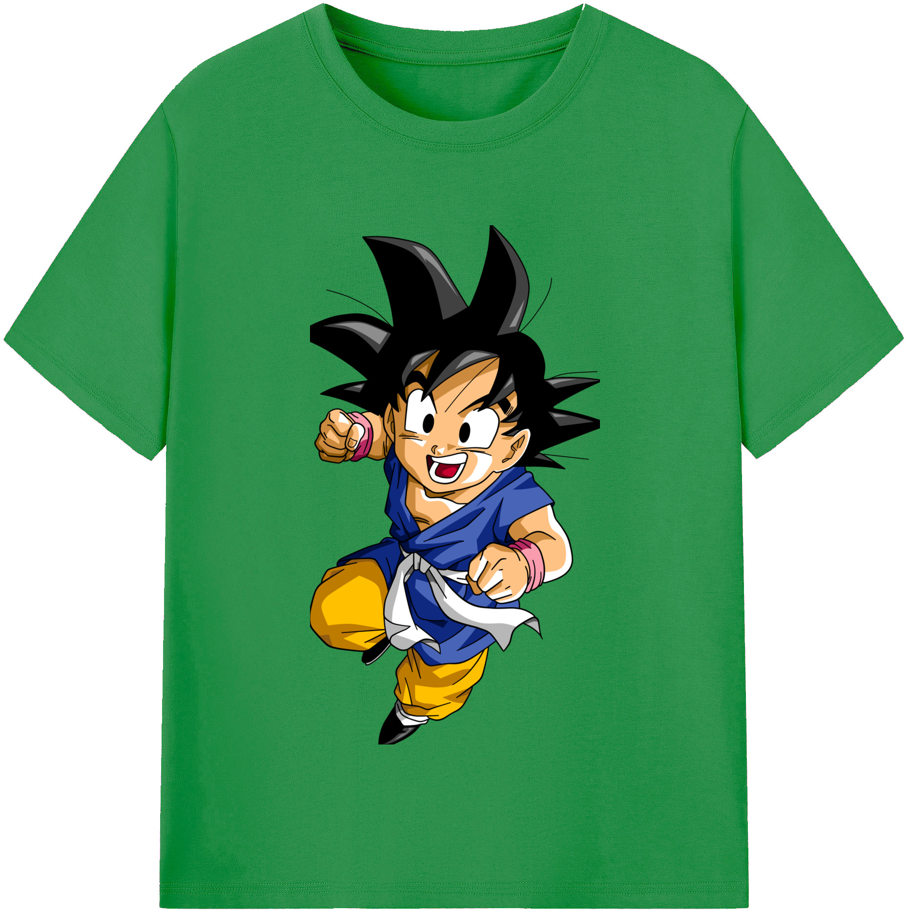 （画像用） ドラゴンボール 孫悟天 そん ごてん DRAGON BALL Son Goten レディースカジュアルプリントTシャツ（綿100％）