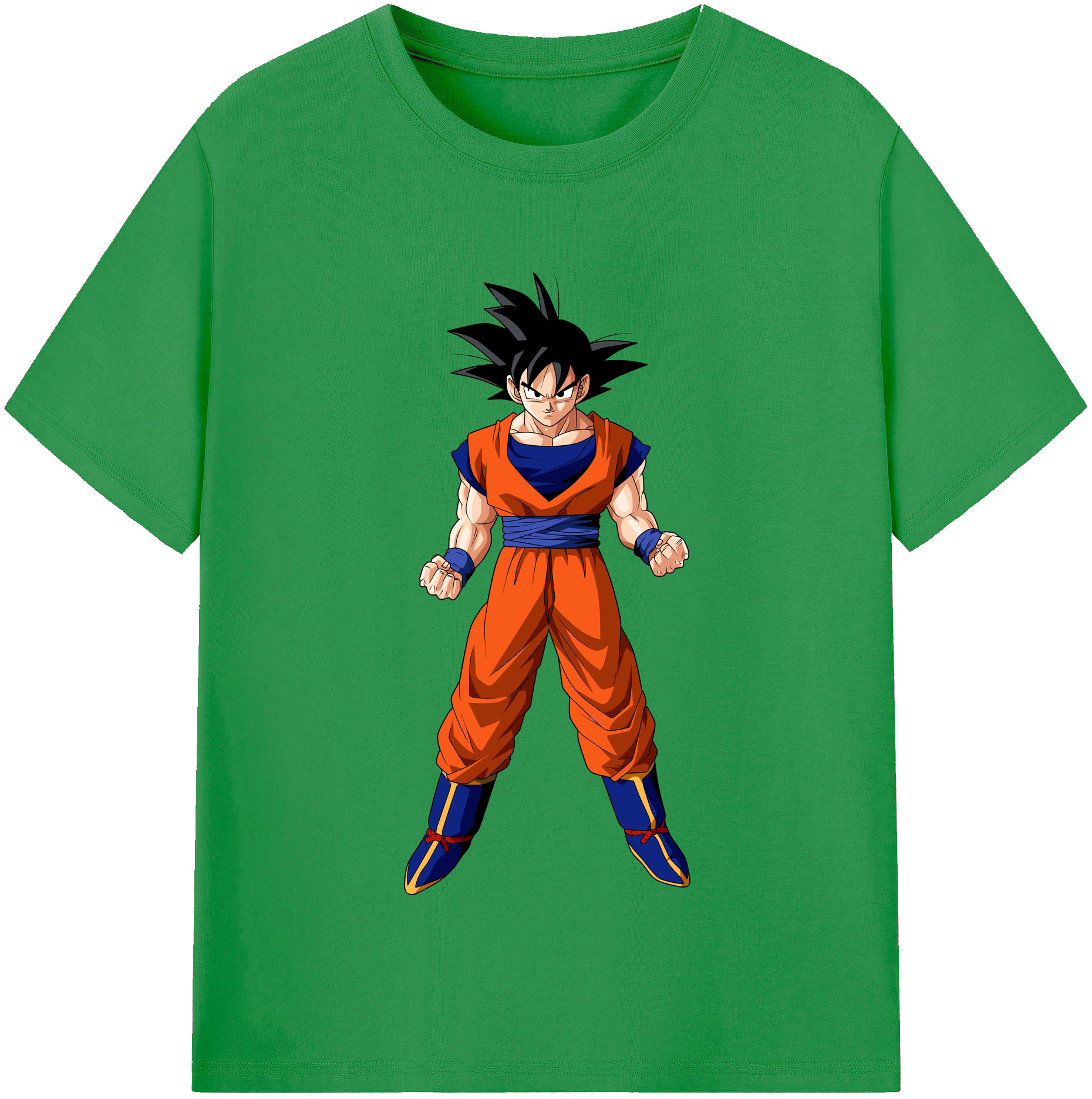 （画像用） ドラゴンボール 孫悟空（そん ごくう）Son Goku カカロット DRAGON BALL Kakarotto レディースカジュアルプリントTシャツ（綿100％）