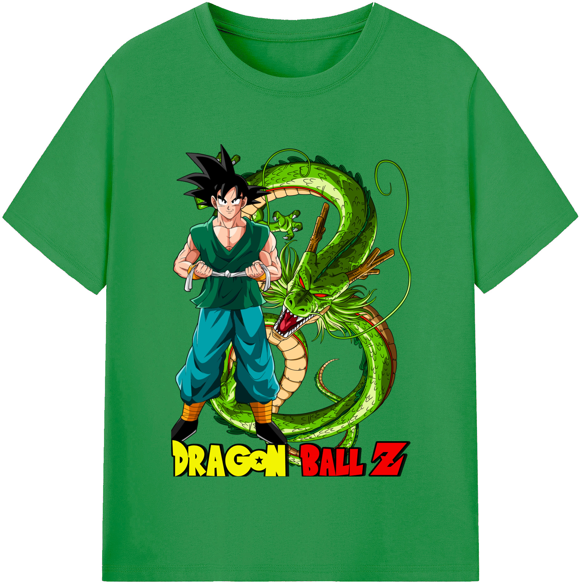 （画像用） ドラゴンボール 孫悟空（そん ごくう）Son Goku カカロット DRAGON BALL Kakarotto レディースカジュアルプリントTシャツ（綿100％）