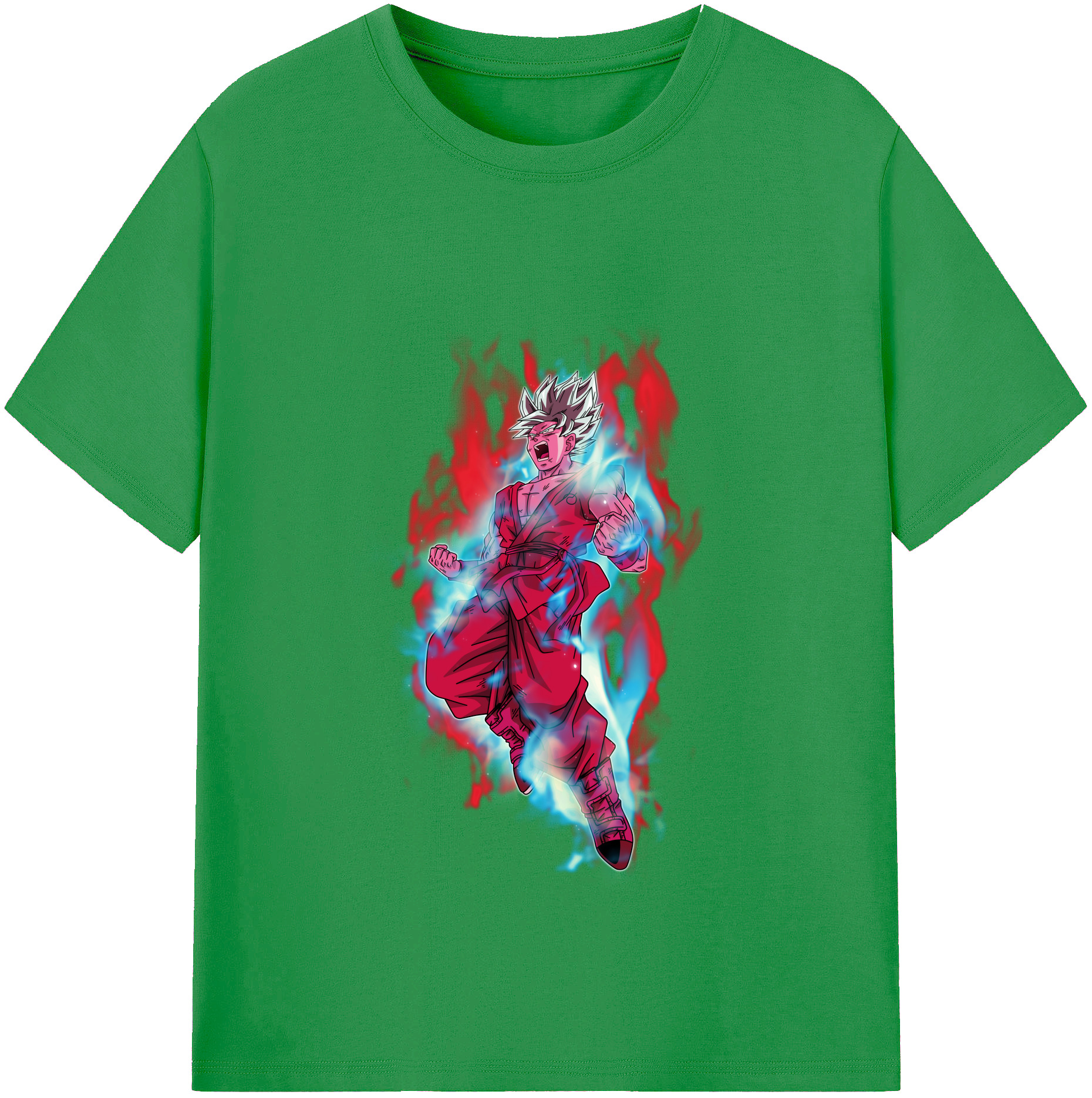 （画像用） ドラゴンボール 孫悟空（そん ごくう）Son Goku カカロット DRAGON BALL Kakarotto レディースカジュアルプリントTシャツ（綿100％）