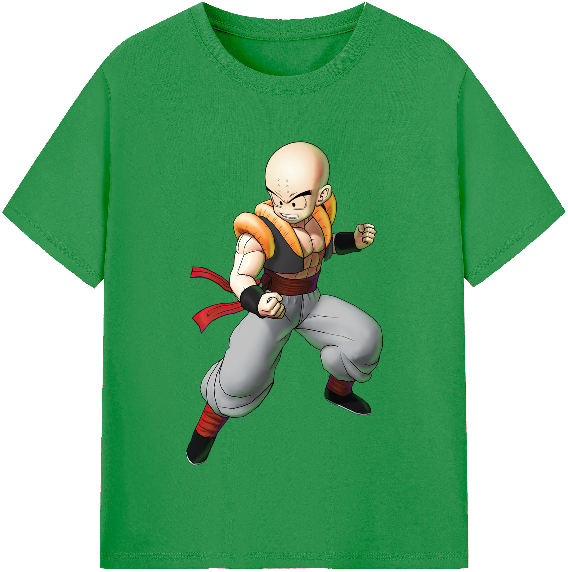 （画像用） ドラゴンボール クリリン DRAGON BALL krillin レディースカジュアルプリントTシャツ（綿100％）